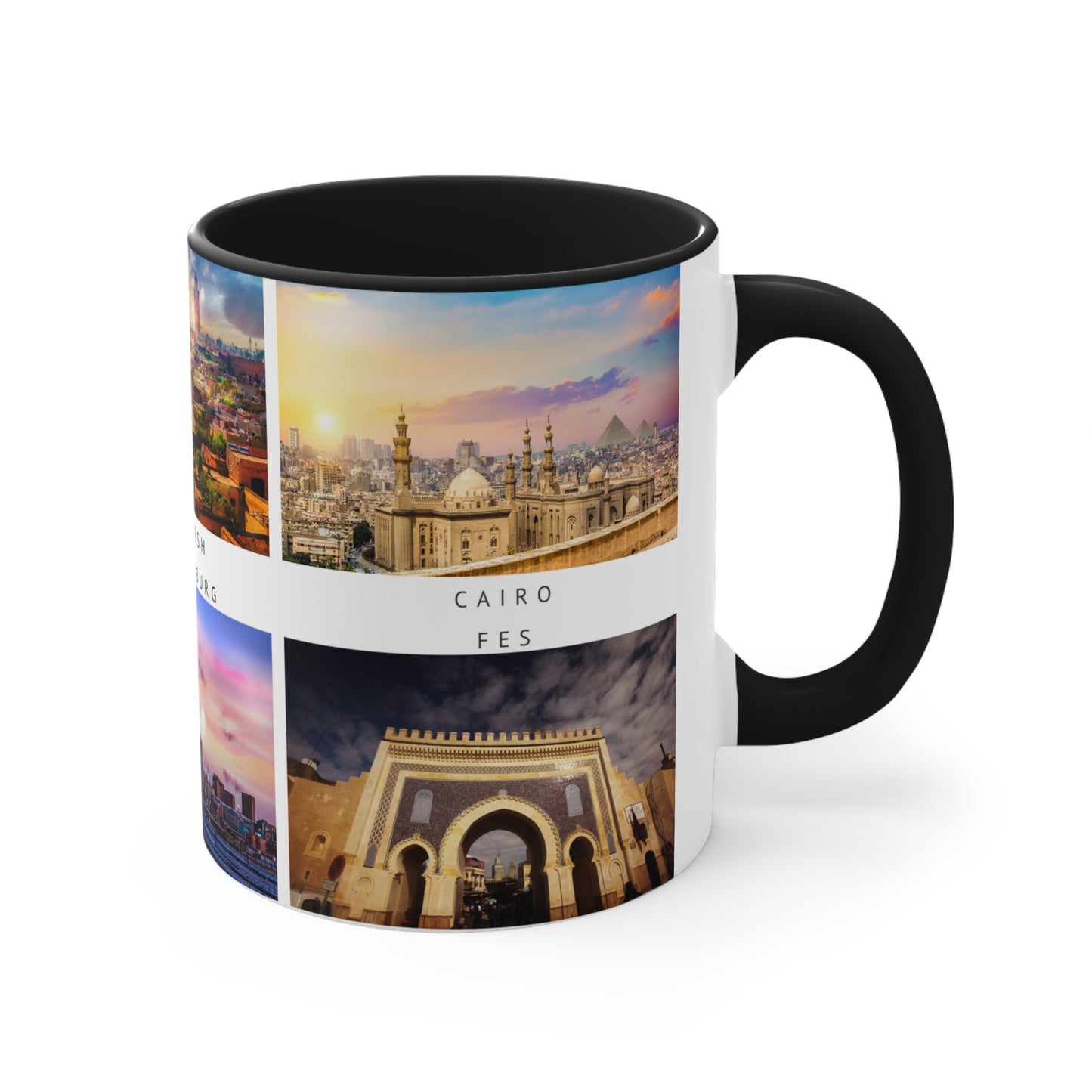 Africa! This Travel Accent Coffee Mug is a part of a Travel Series for you to choose from. 11oz. Great as a gift or get one to enjoy yourself.