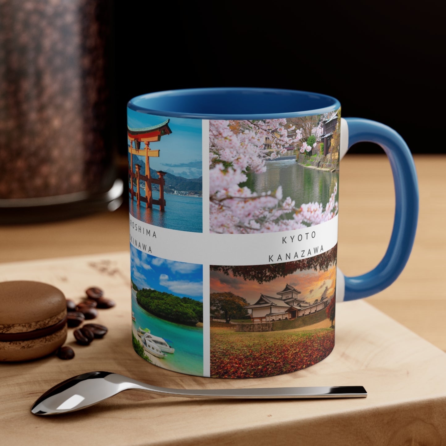 Japan! This Travel Accent Coffee Mug is a part of a Travel Series for you to choose from. 11oz. Great as a gift or get one to enjoy yourself.