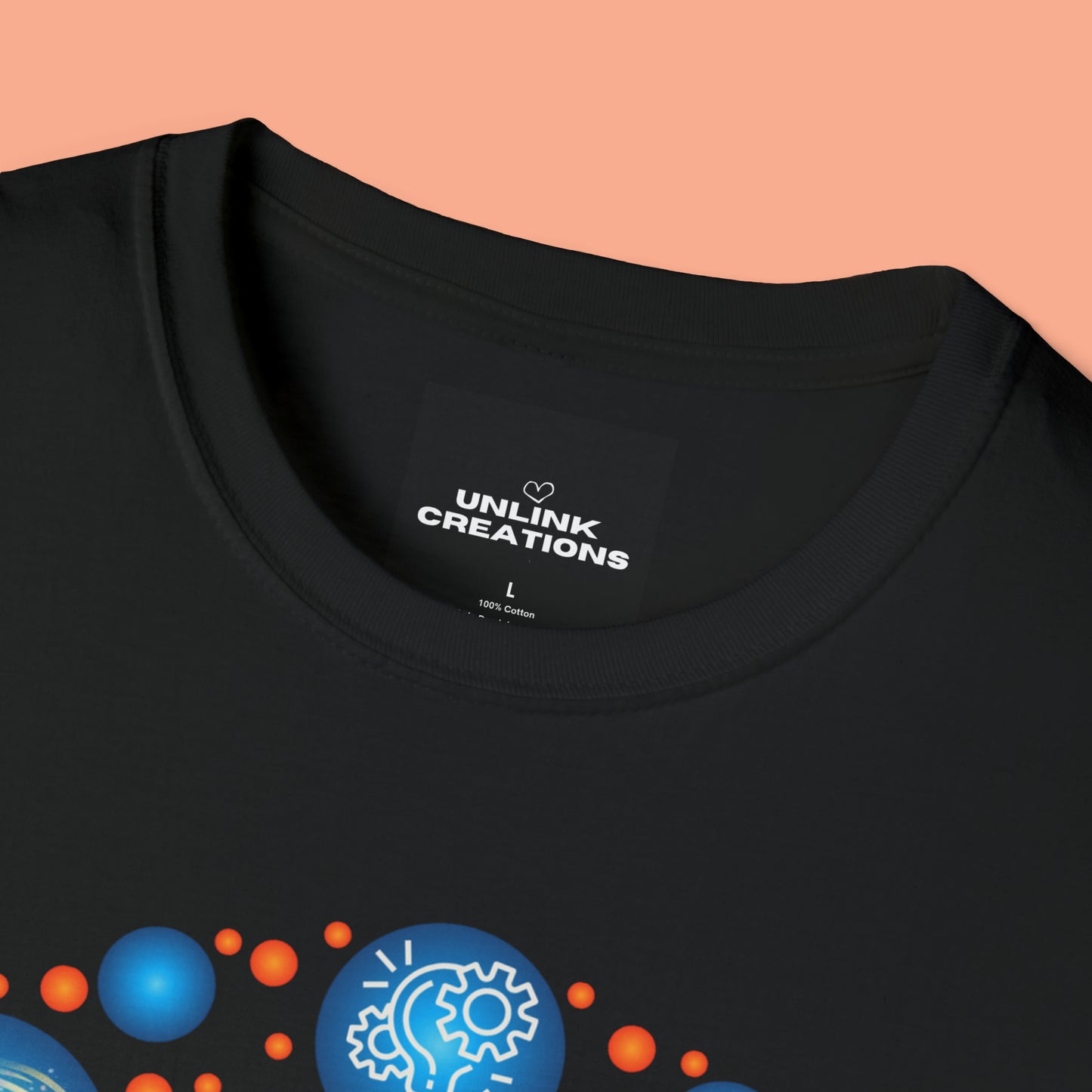 A beautiful brain and “stay curious” message are on this Unisex Softstyle T-Shirt design.