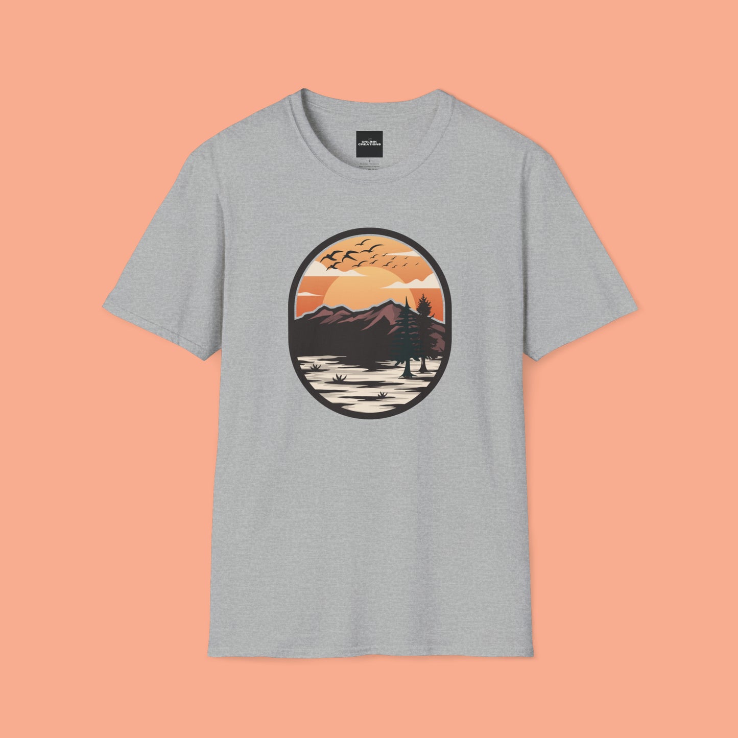A shirt for all outdoor enthusiasts out there, a vibrantly designed Unisex Softstyle T-Shirt for you.