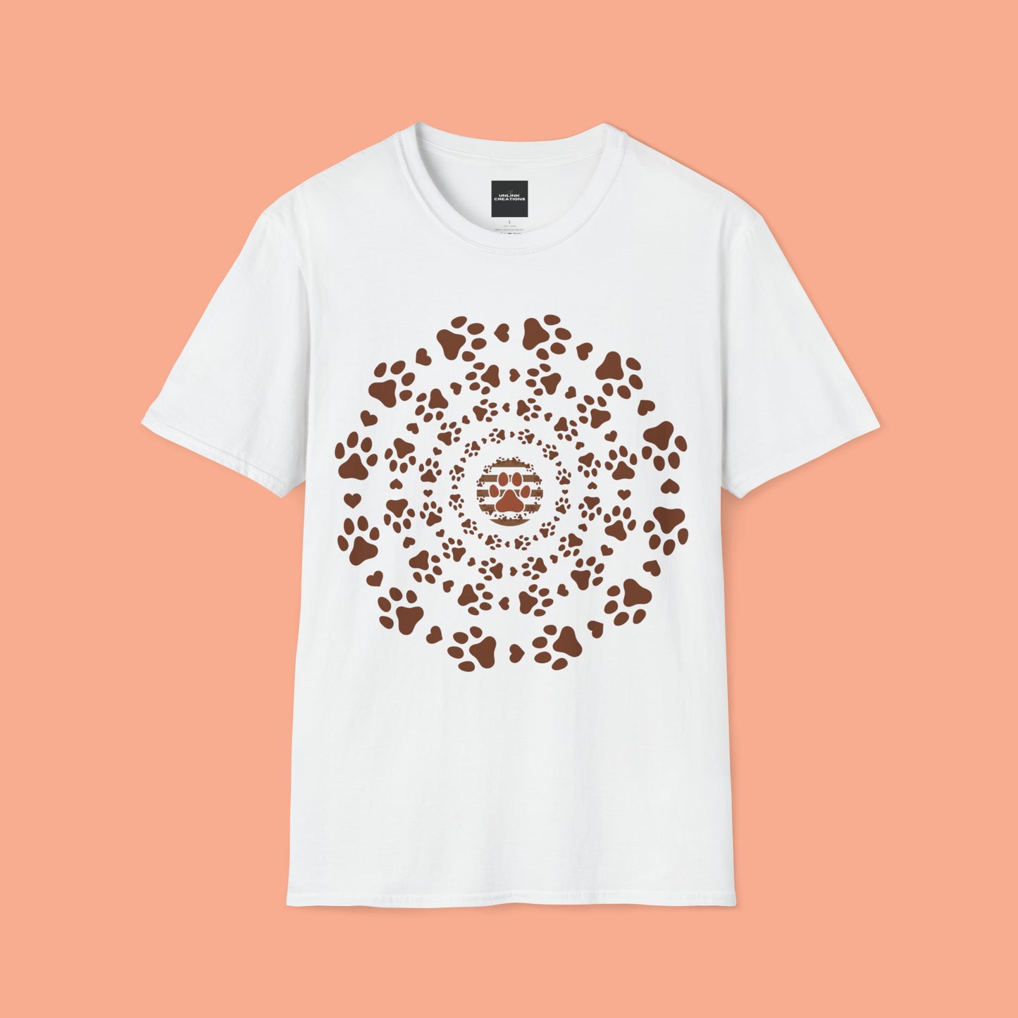 A Pawsome shirt indeed! Unisex Softstyle T-Shirt for all the cat and dog lovers out there.