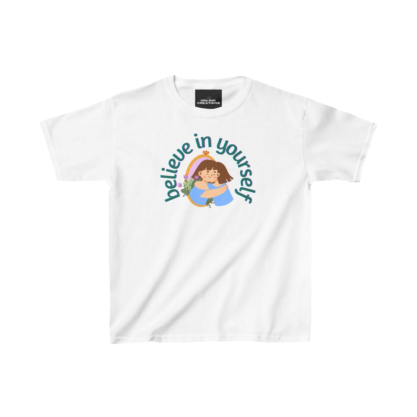 Kids Tee - ‘believe in yourself' Message Design