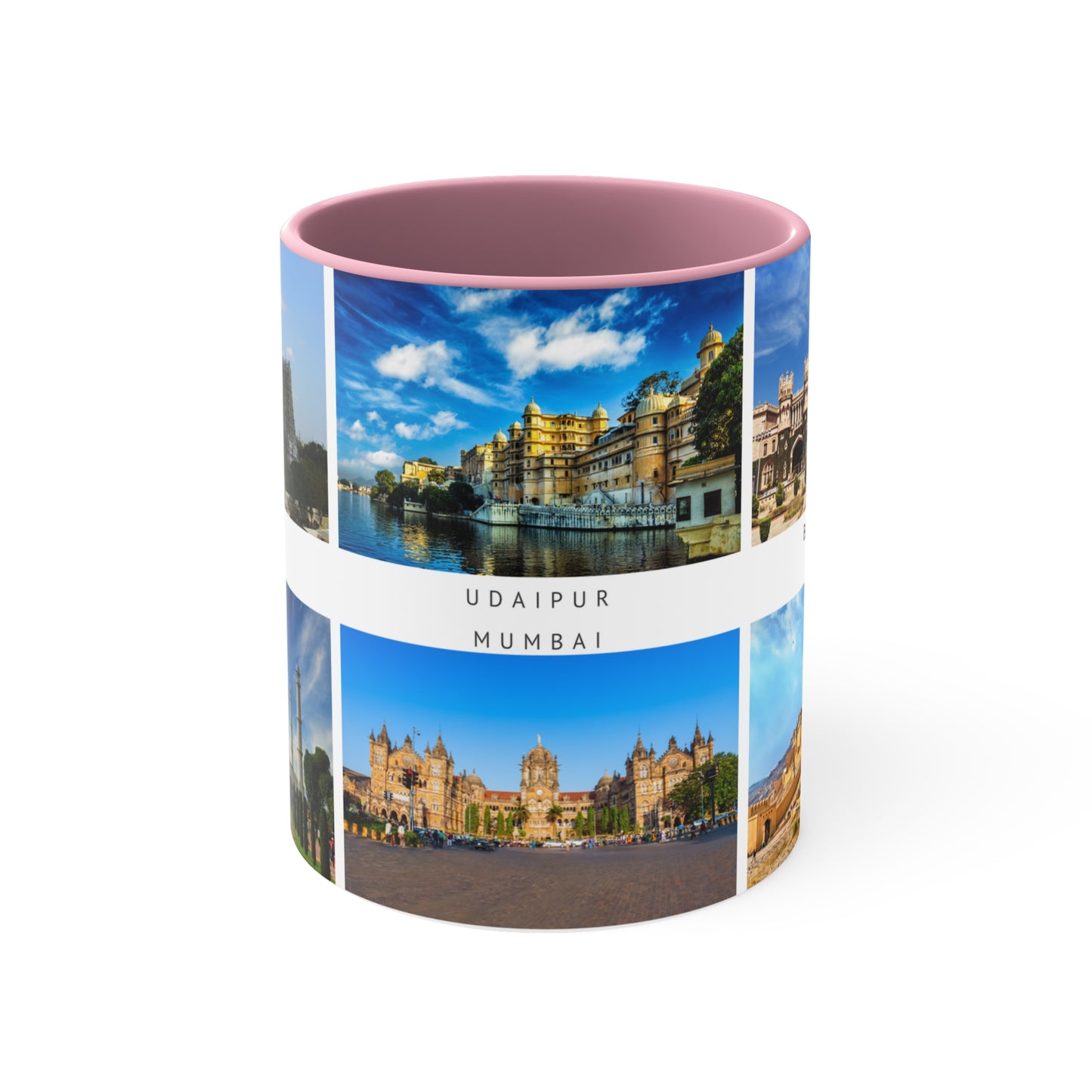 India! This Travel Accent Coffee Mug is a part of a Travel Series for you to choose from. 11oz. Great as a gift or get one to enjoy yourself.