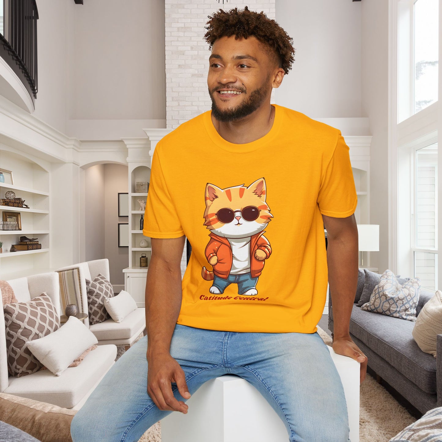 Cat Catitude Central Unisex T-Shirt