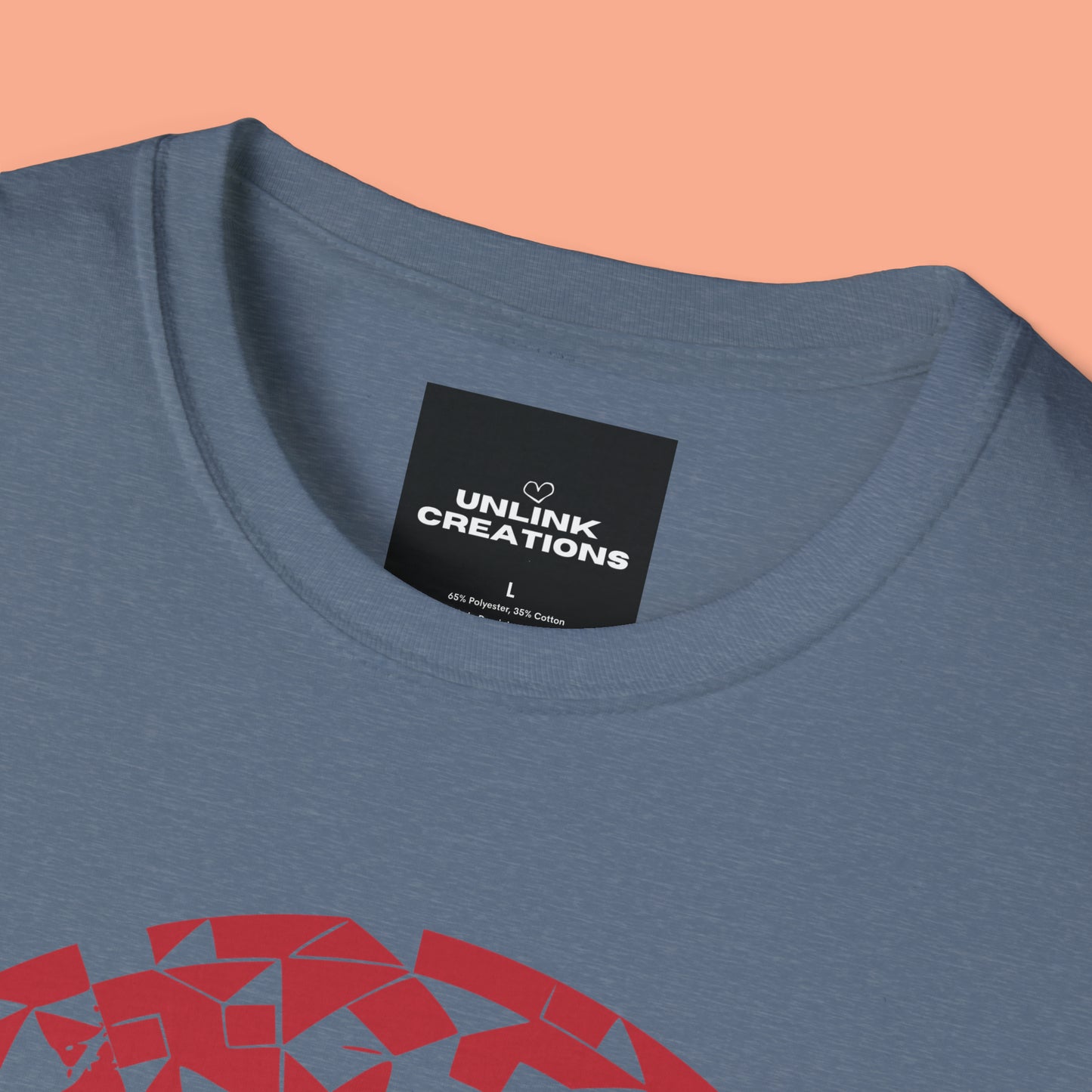 Abstract and beautiful design on this shirt for you. This is a Unisex Softstyle T-Shirt.