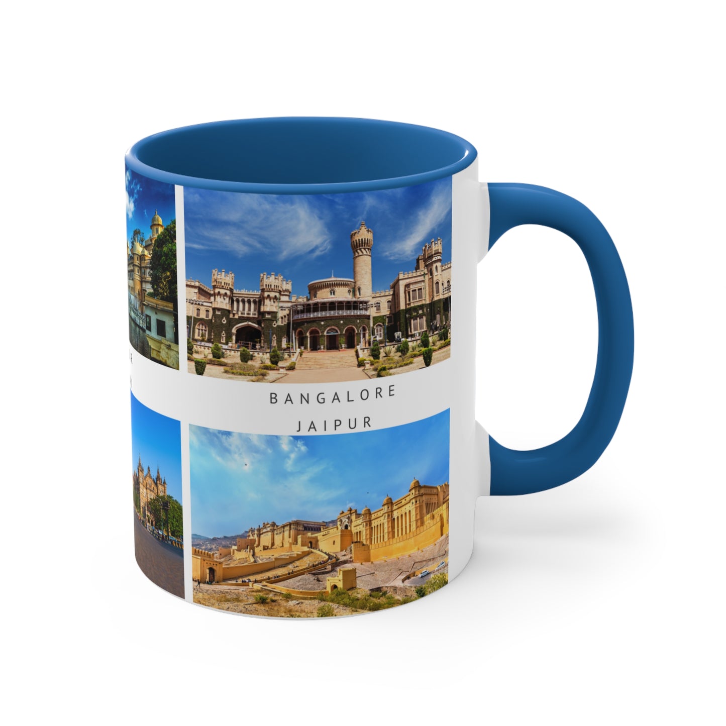India! This Travel Accent Coffee Mug is a part of a Travel Series for you to choose from. 11oz. Great as a gift or get one to enjoy yourself.