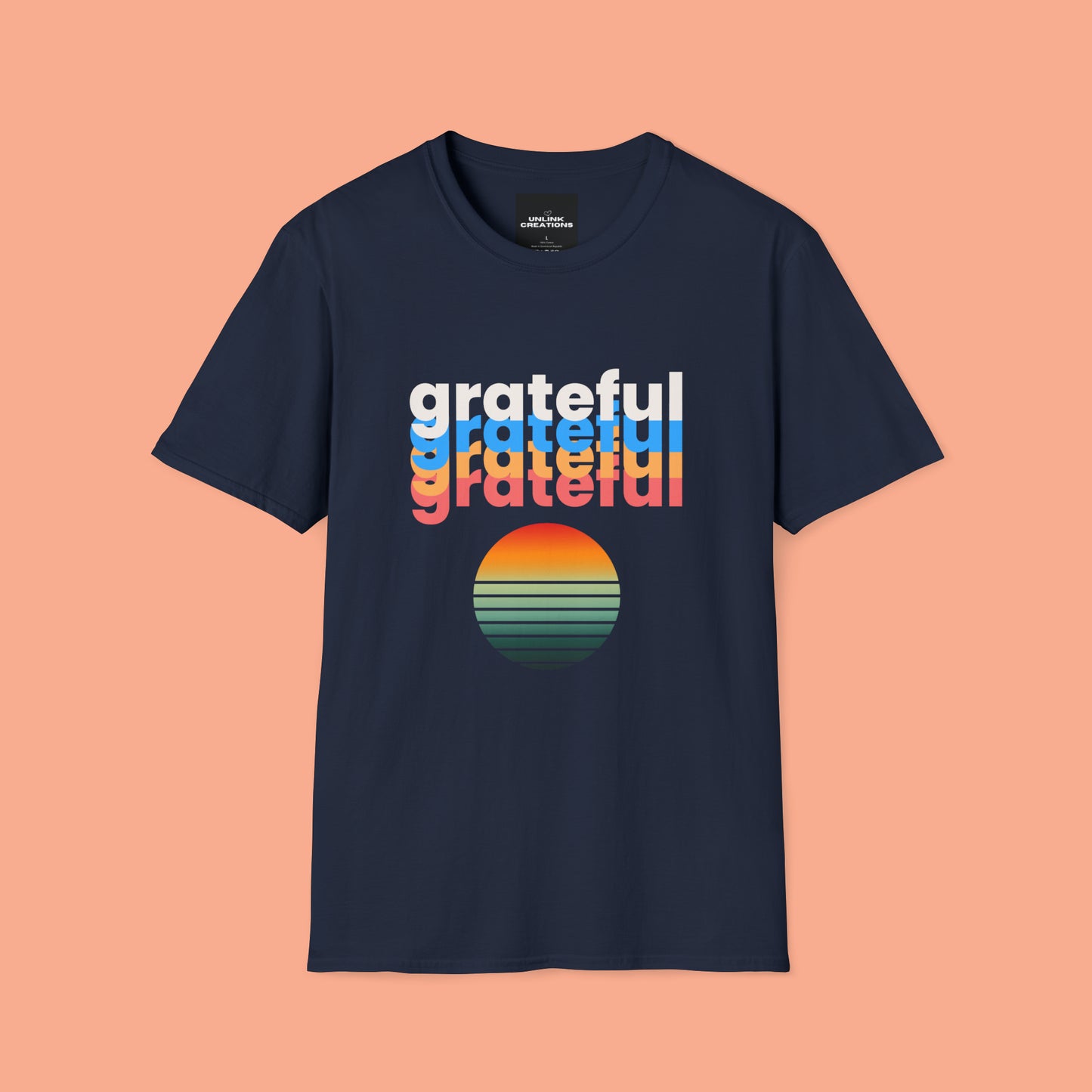 A grateful and sunny disposition Unisex Softstyle T-Shirt to brighten up your day!