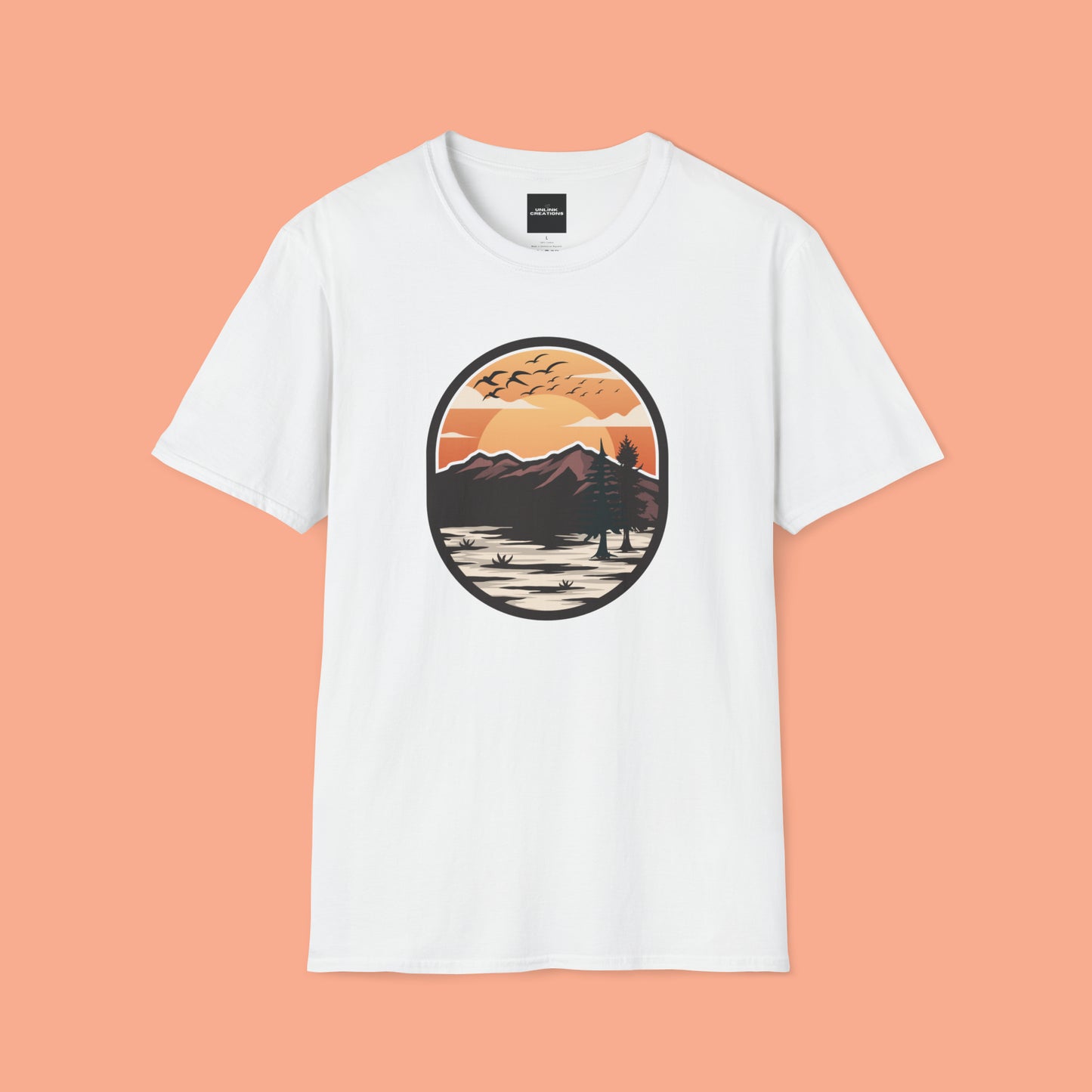 A shirt for all outdoor enthusiasts out there, a vibrantly designed Unisex Softstyle T-Shirt for you.