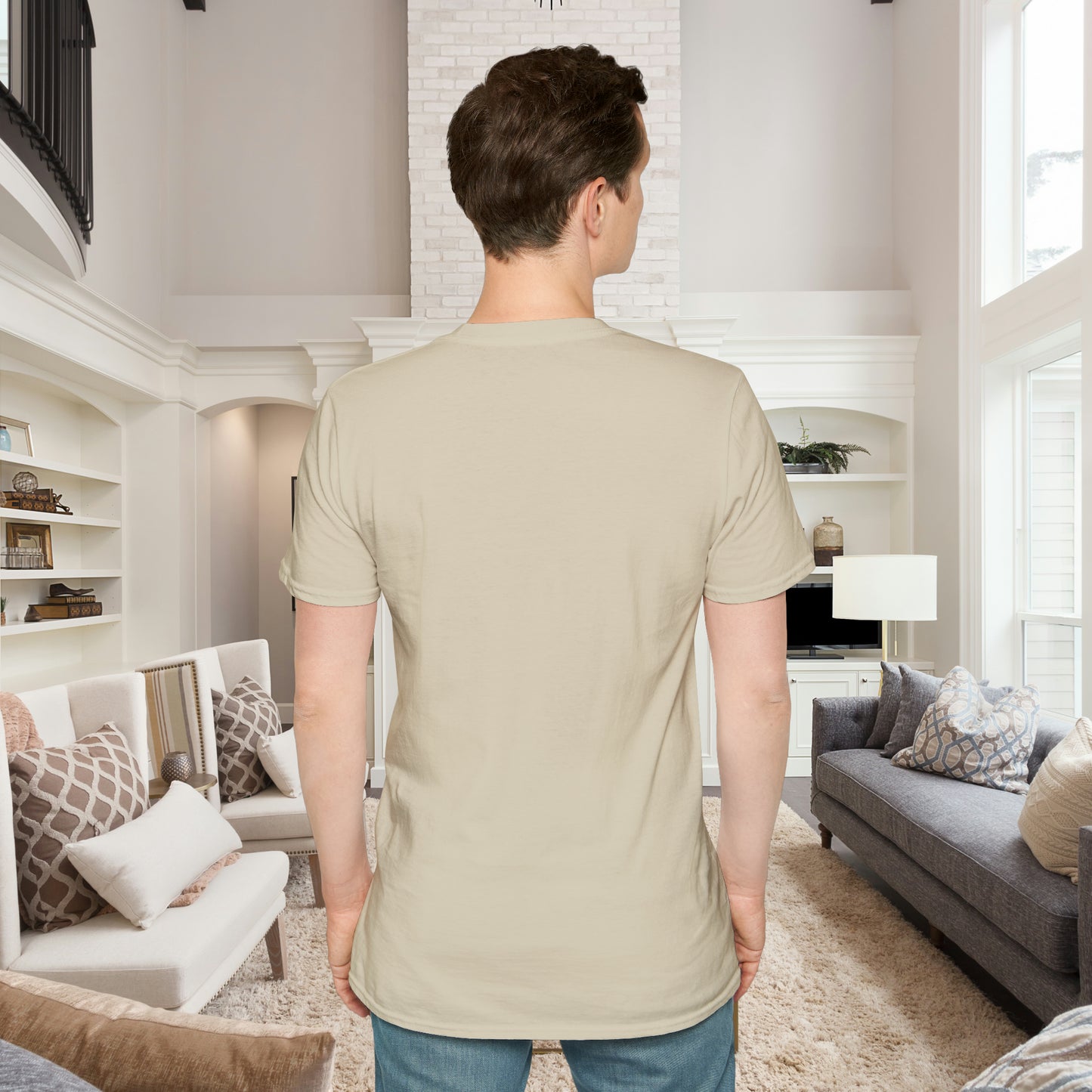 A beautiful brain and “stay curious” message are on this Unisex Softstyle T-Shirt design.