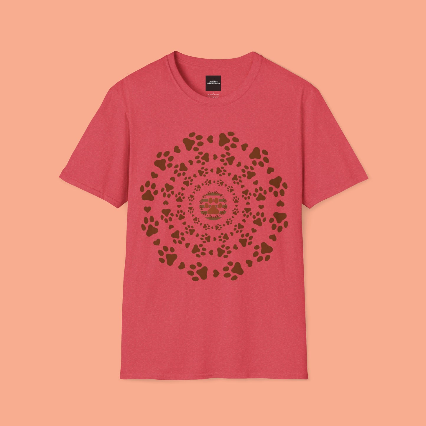 A Pawsome shirt indeed! Unisex Softstyle T-Shirt for all the cat and dog lovers out there.