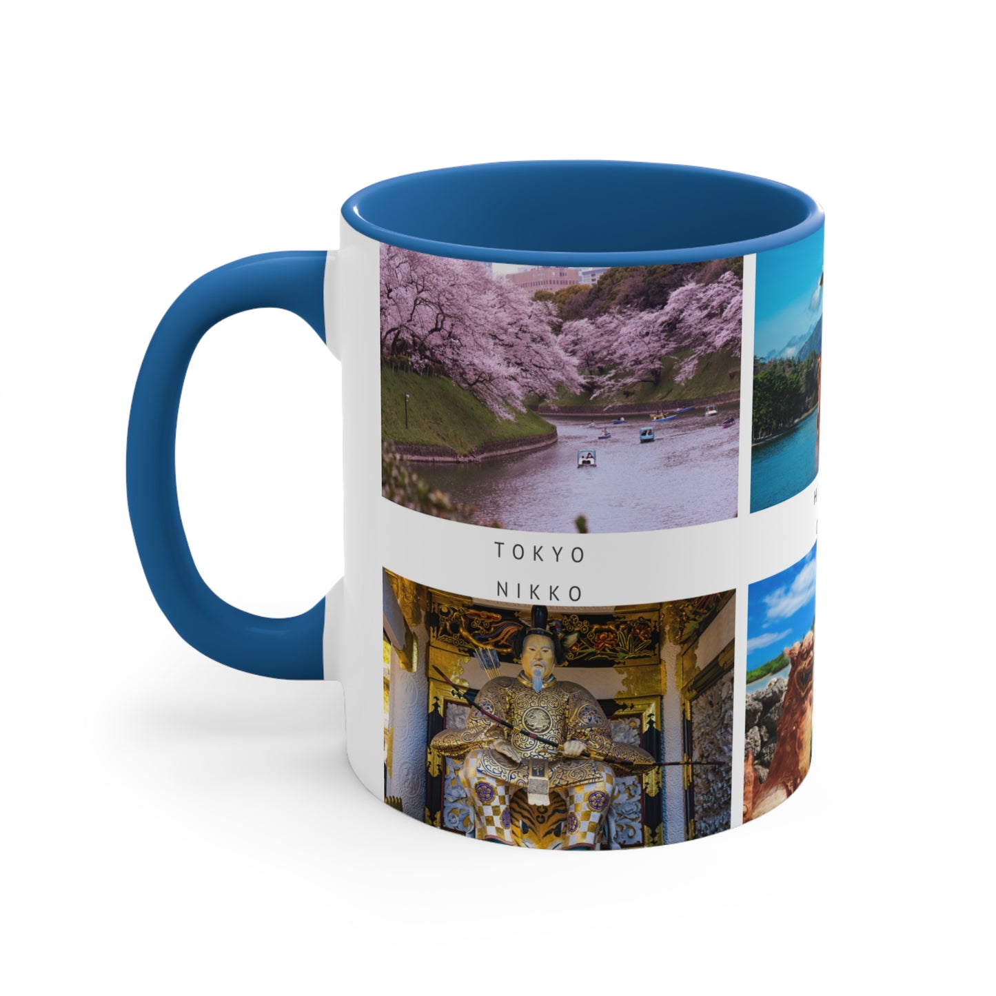 Japan! This Travel Accent Coffee Mug is a part of a Travel Series for you to choose from. 11oz. Great as a gift or get one to enjoy yourself.
