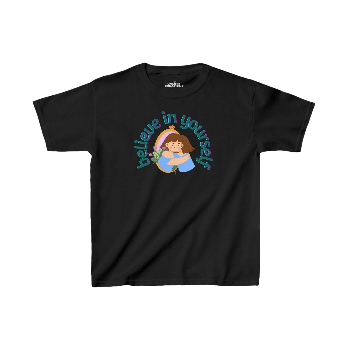 Kids Tee - ‘believe in yourself' Message Design