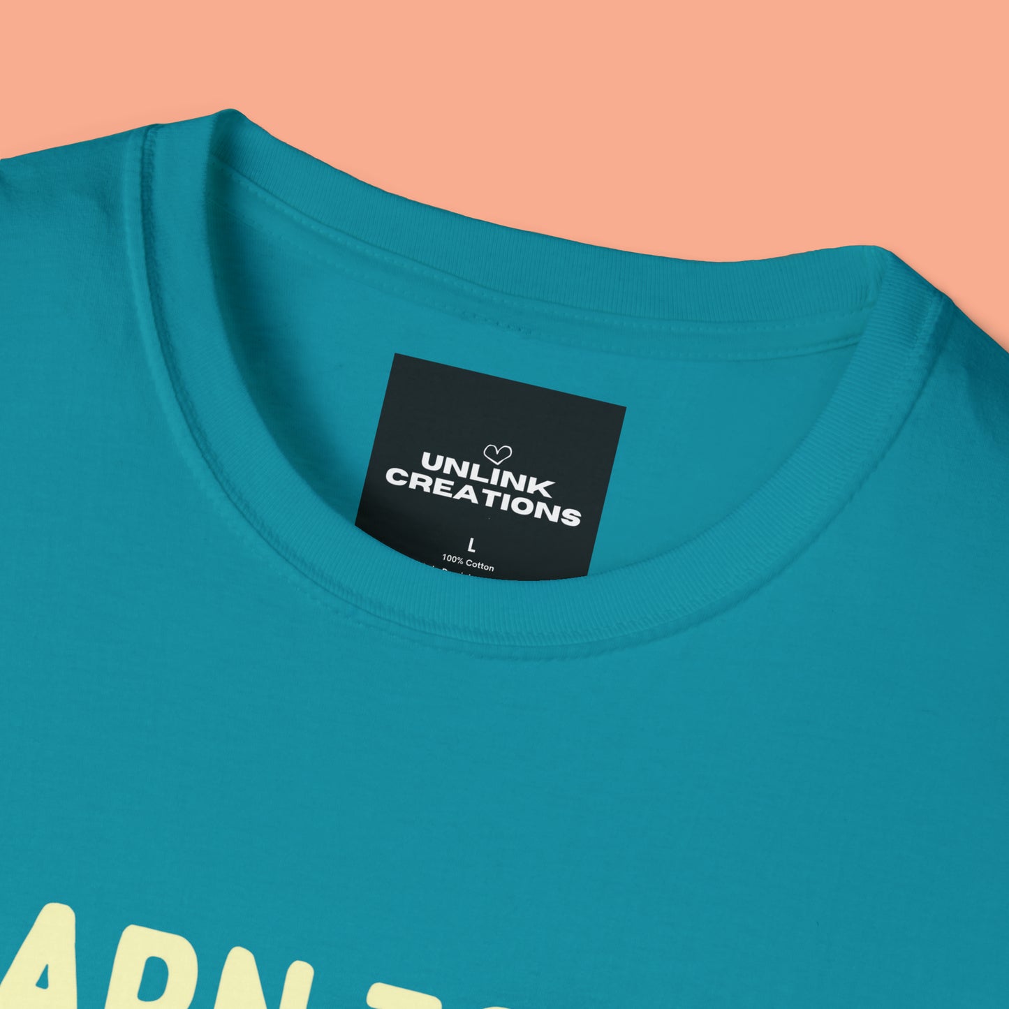 “LEARN TO SAY NO. TRY IT AND SEE.” message on this Unisex Softstyle T-Shirt. Know and use your options wisely.