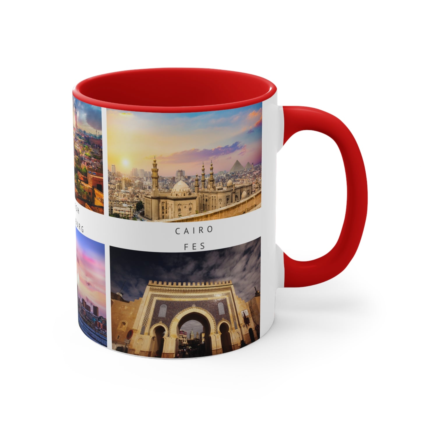 Africa! This Travel Accent Coffee Mug is a part of a Travel Series for you to choose from. 11oz. Great as a gift or get one to enjoy yourself.