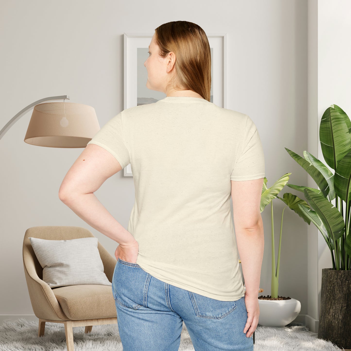 Sweet “Dad and me time” on this Unisex Softstyle T-Shirt. Celebrate Dads taking time to be Dads!