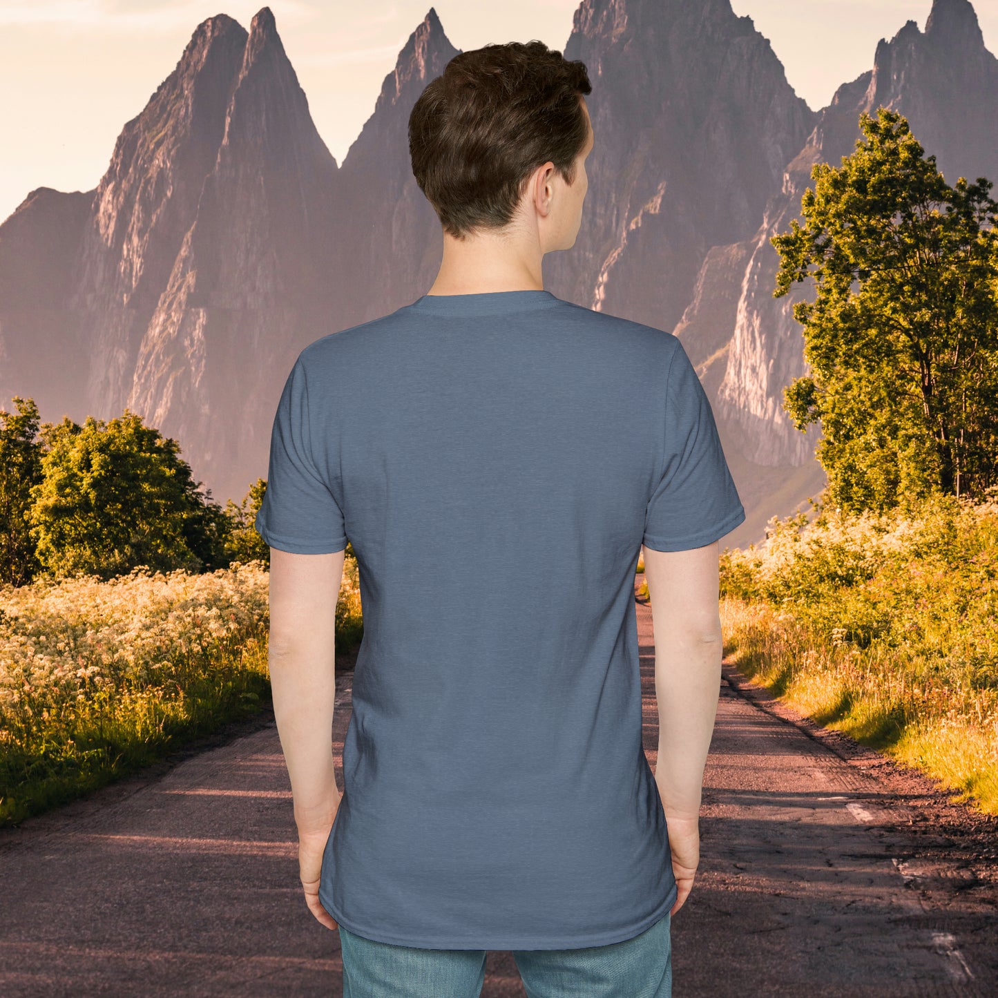 Camping can be so much fun! A happy place for many of us. Love of the great outdoors inspired design on this Unisex Softstyle T-Shirt.