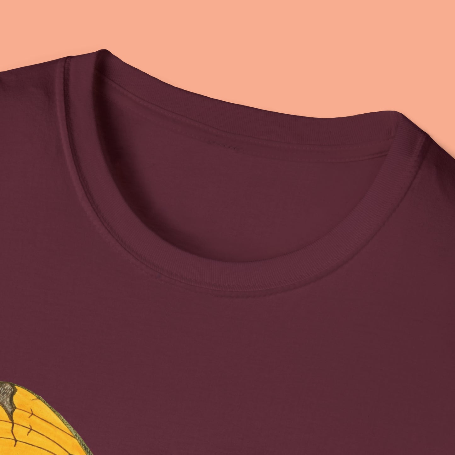 Beautiful butterfly “become the change” Unisex Softstyle T-Shirt design. A great and timeless message on a shirt.