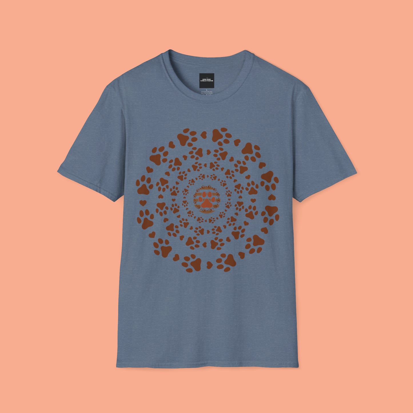A Pawsome shirt indeed! Unisex Softstyle T-Shirt for all the cat and dog lovers out there.