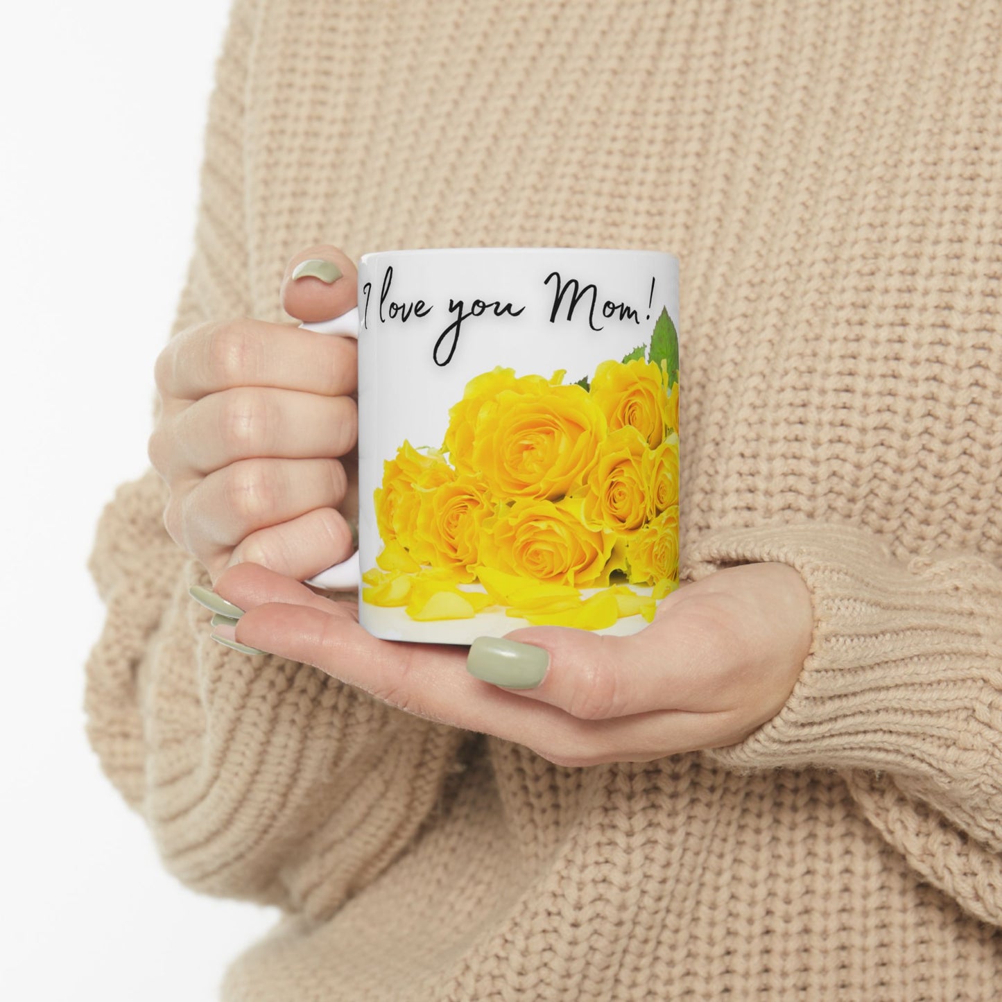 Flowery Mom love Mug