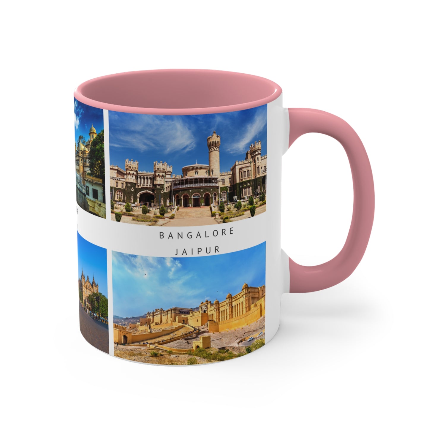 India! This Travel Accent Coffee Mug is a part of a Travel Series for you to choose from. 11oz. Great as a gift or get one to enjoy yourself.