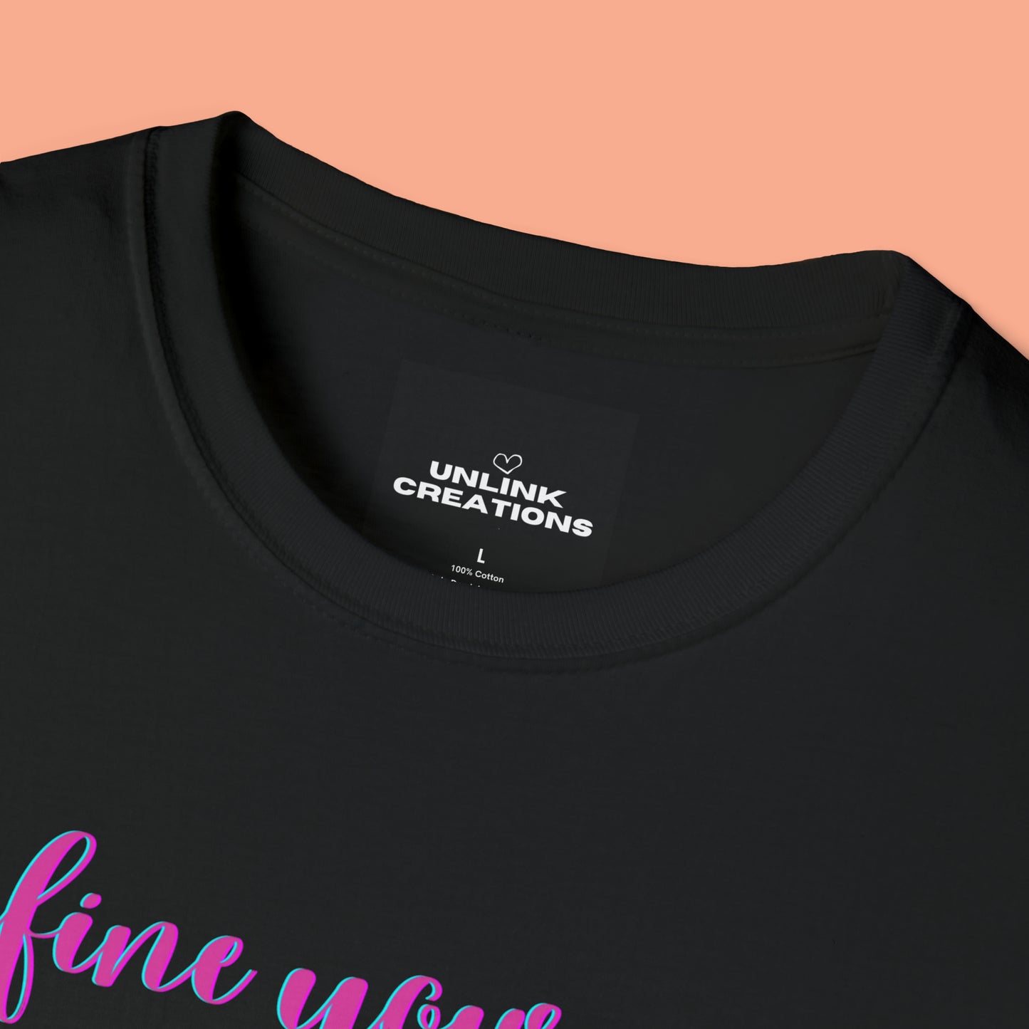 Motivational message to “define your own worth” instead of letting others do it for you on this Unisex Softstyle T-Shirt.