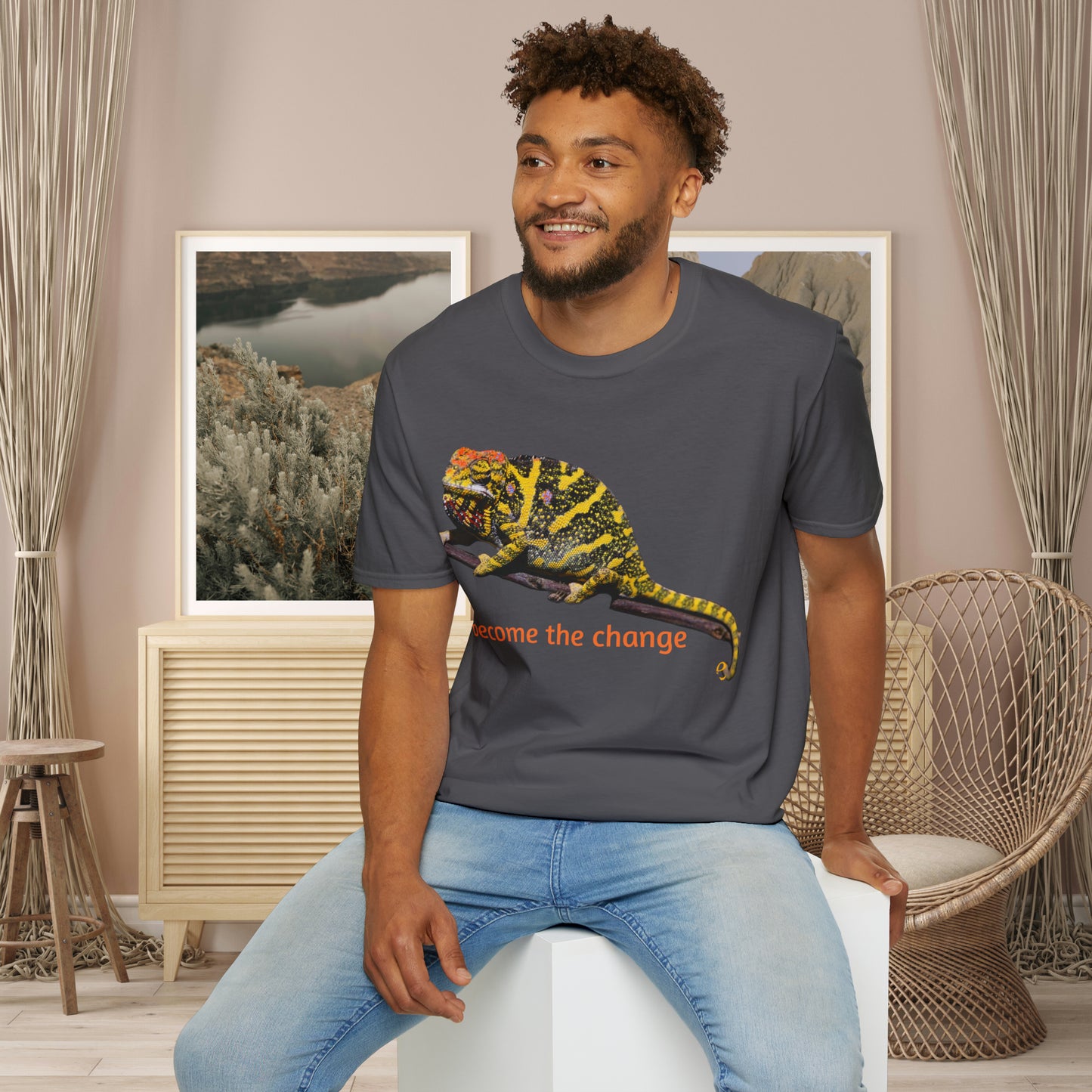 Want change? Get this “become the change” Unisex Softstyle T-Shirt to motivate yourself or others! Change can be very good indeed.