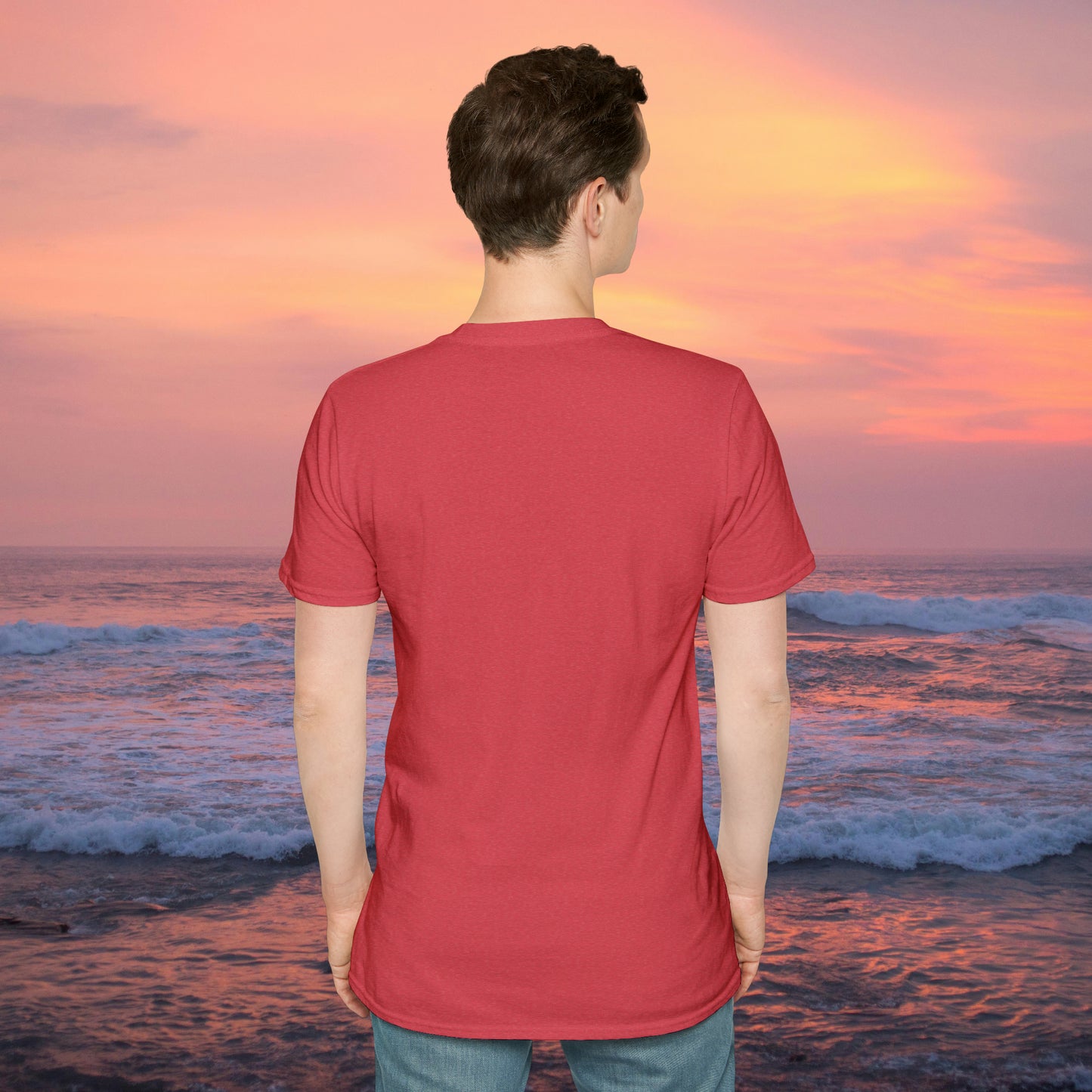 Black and white Majestic Manta Rays Design on this Unisex Softstyle T-Shirt. These giants seemingly fly through the water so gracefully, just watch and don’t touch.