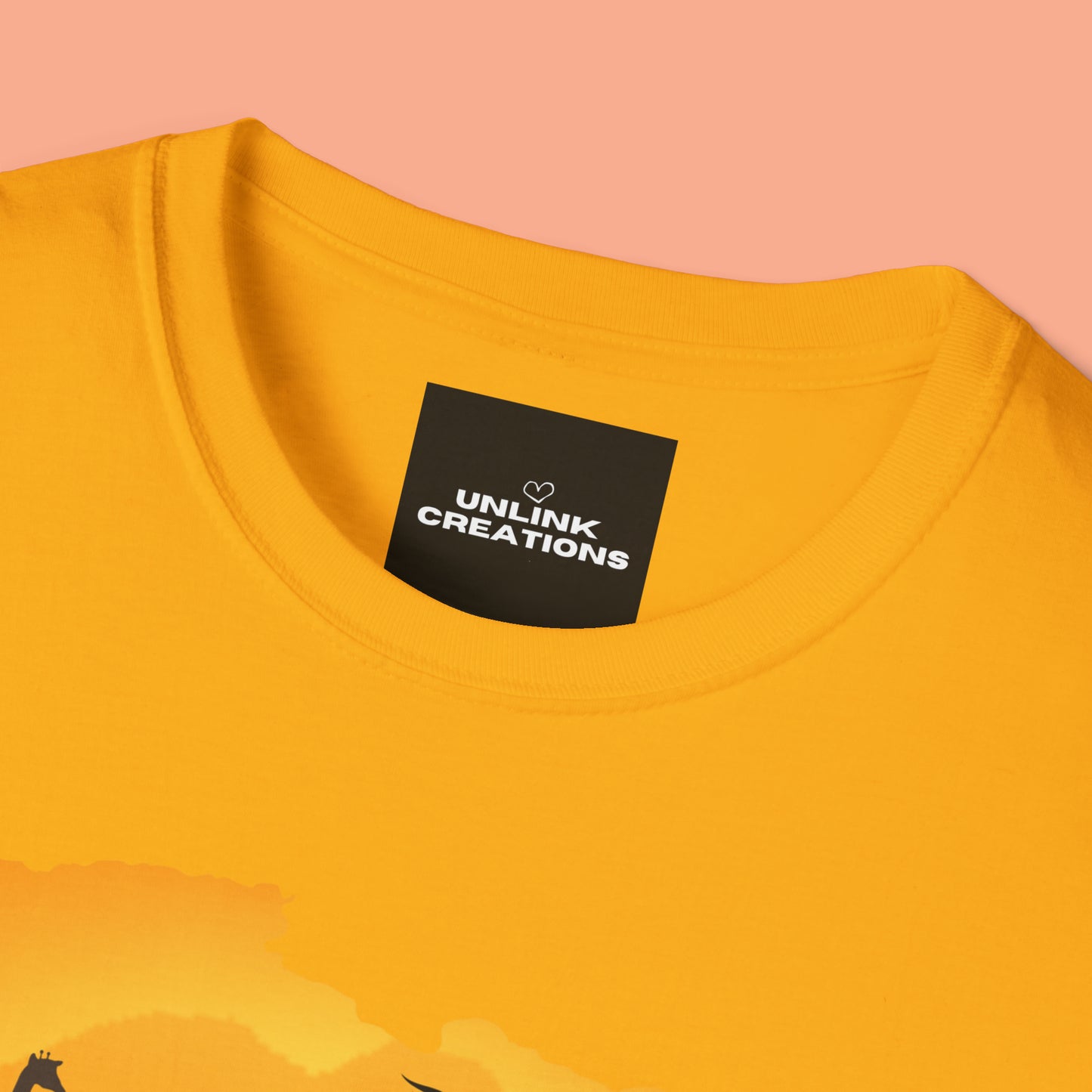 I love Africa and all its natural beauty, history and peoples inspire the design on this Unisex Softstyle T-Shirt. Giraffe, elephants, love all of them!