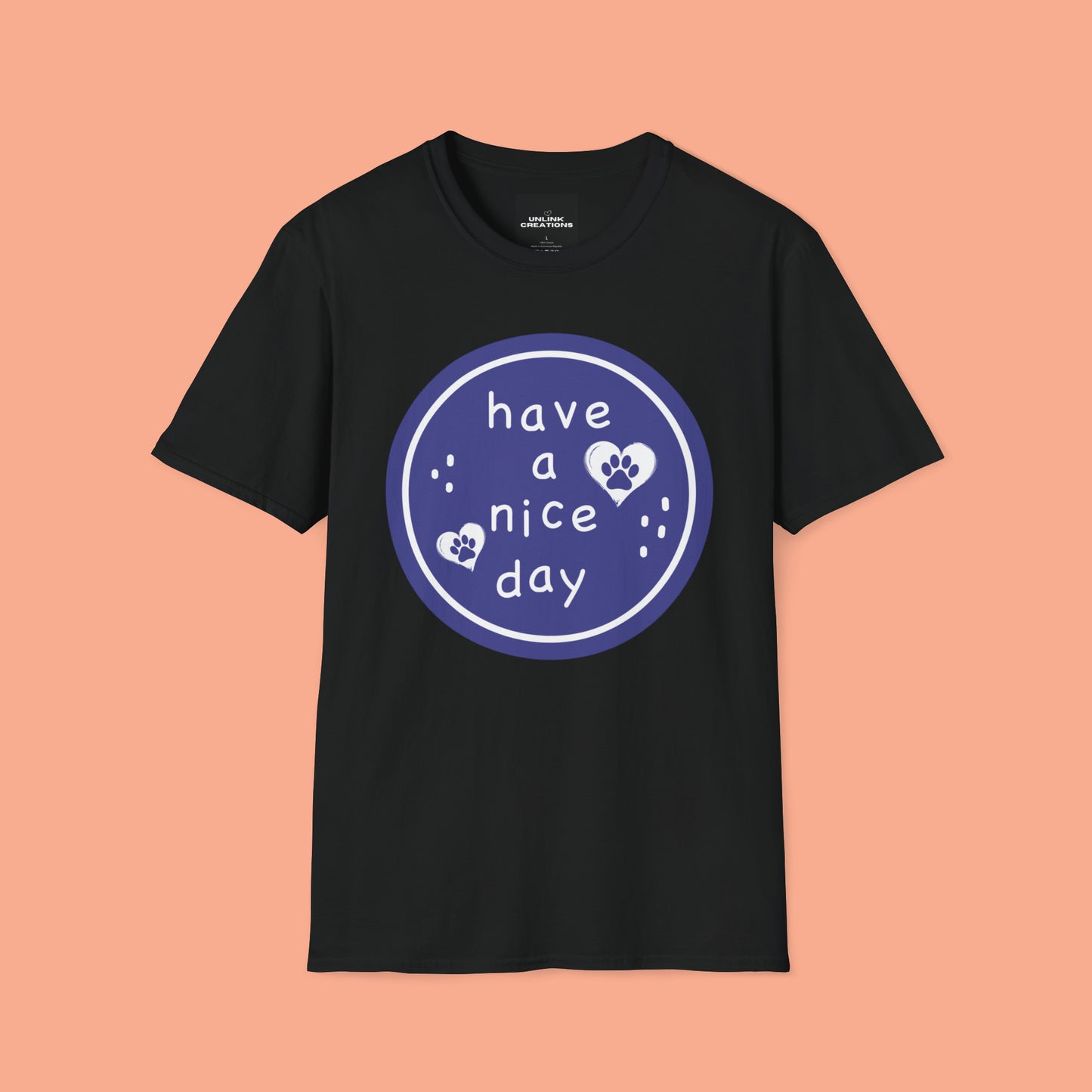 Wish everyone “have a nice day” with this furry friend inspired Unisex Softstyle T-Shirt.