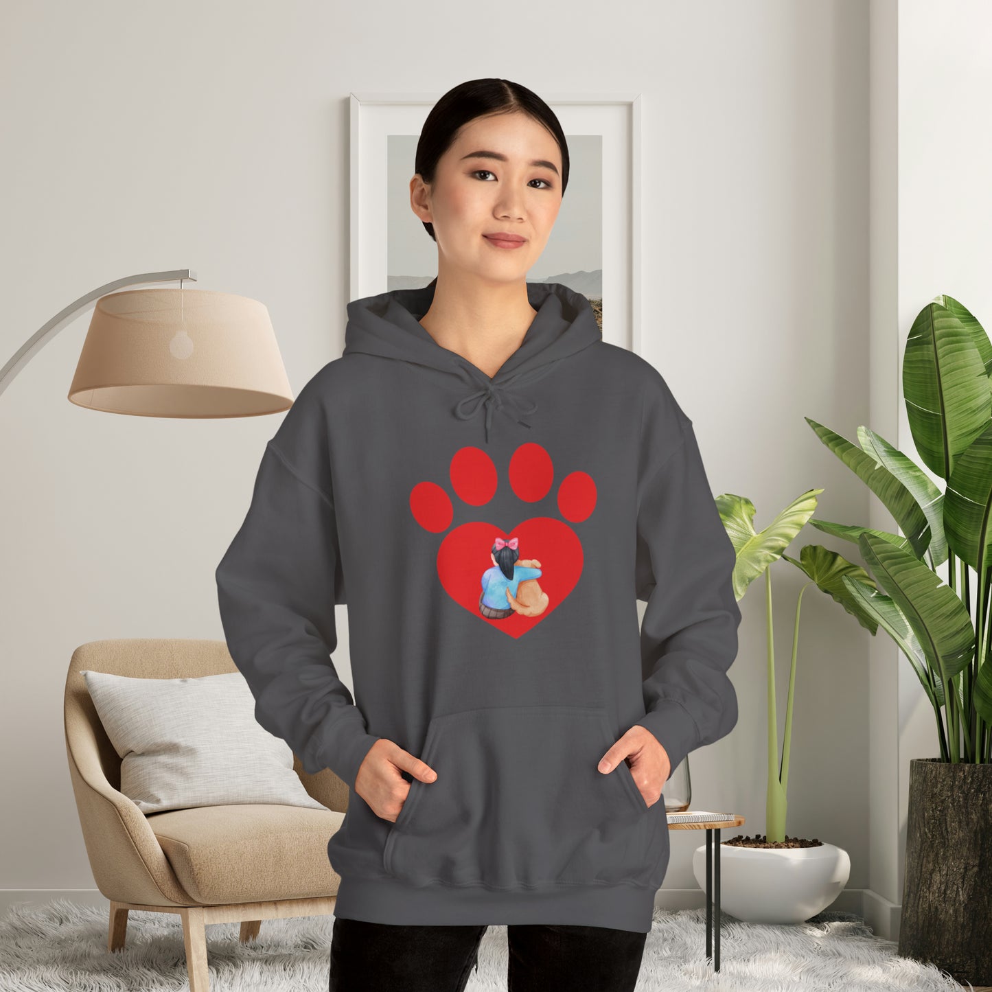 Made for those who found true furry love, Unisex Heavy Blend™ Hooded Sweatshirt is for you.