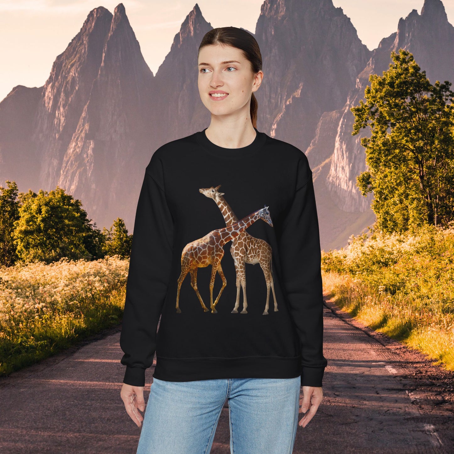 Love giraffes? Well here’s the sweatshirt for you! Give the gift of this Unisex Heavy Blend™ Crewneck Sweatshirt or get one for yourself.