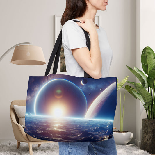 Surreal Solar System Tote Bag