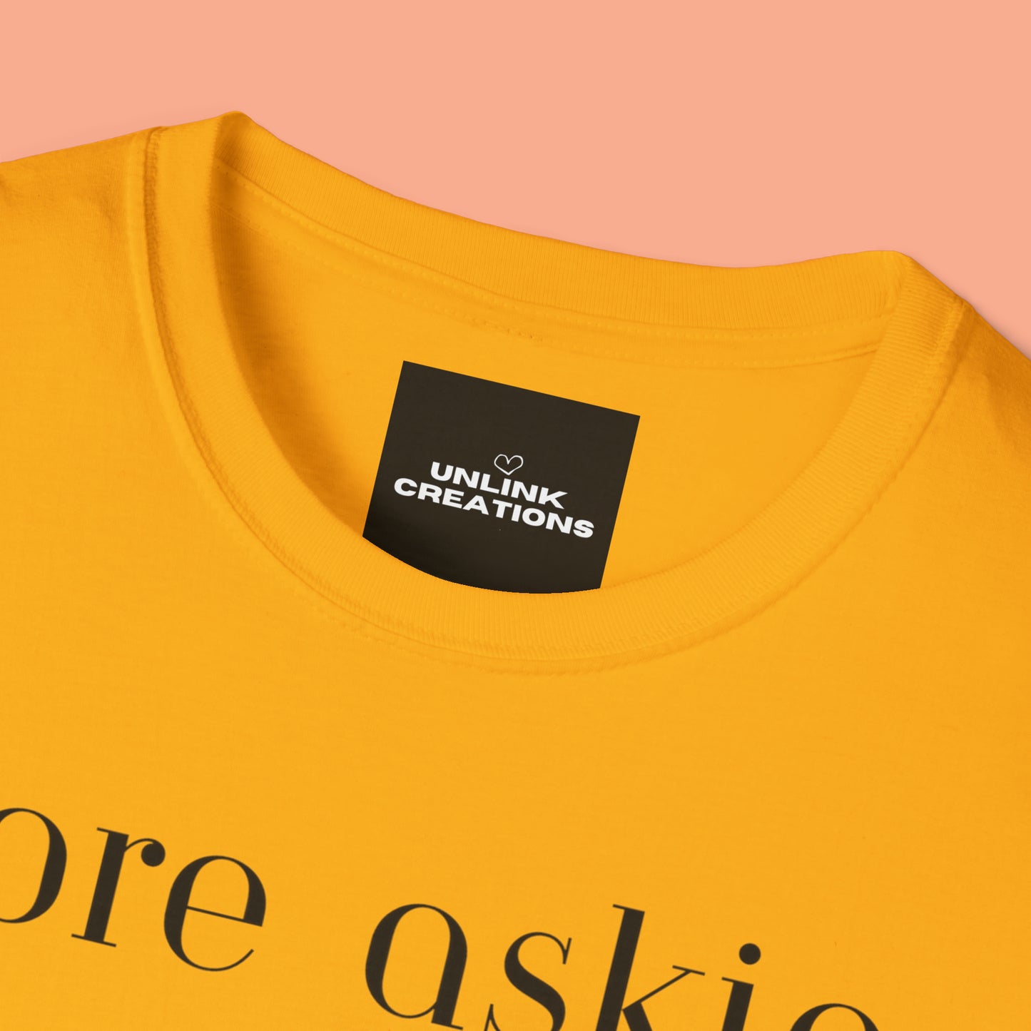 We can learn so much from others when we take the time to do ”more asking less telling”. A great reminder on this Unisex Softstyle T-Shirt.