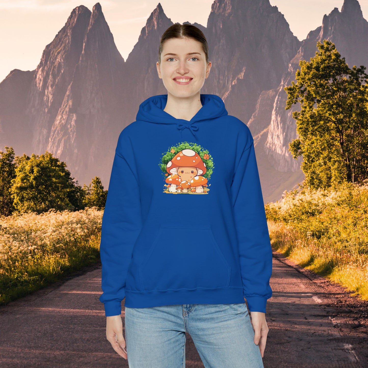 Mushroom Hoodie - Cute Fungi Lover Heavy Blend Sweatshirt