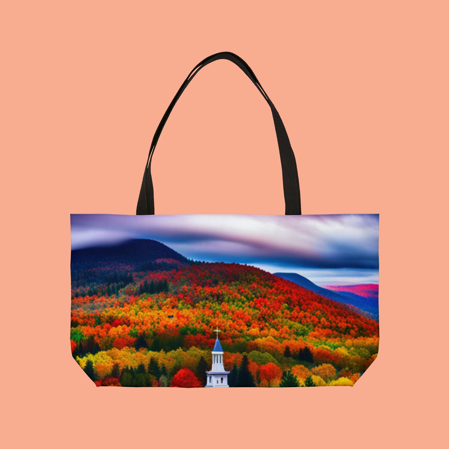 Beautiful fall foliage in their splendor on this beautiful Weekender Tote Bag.