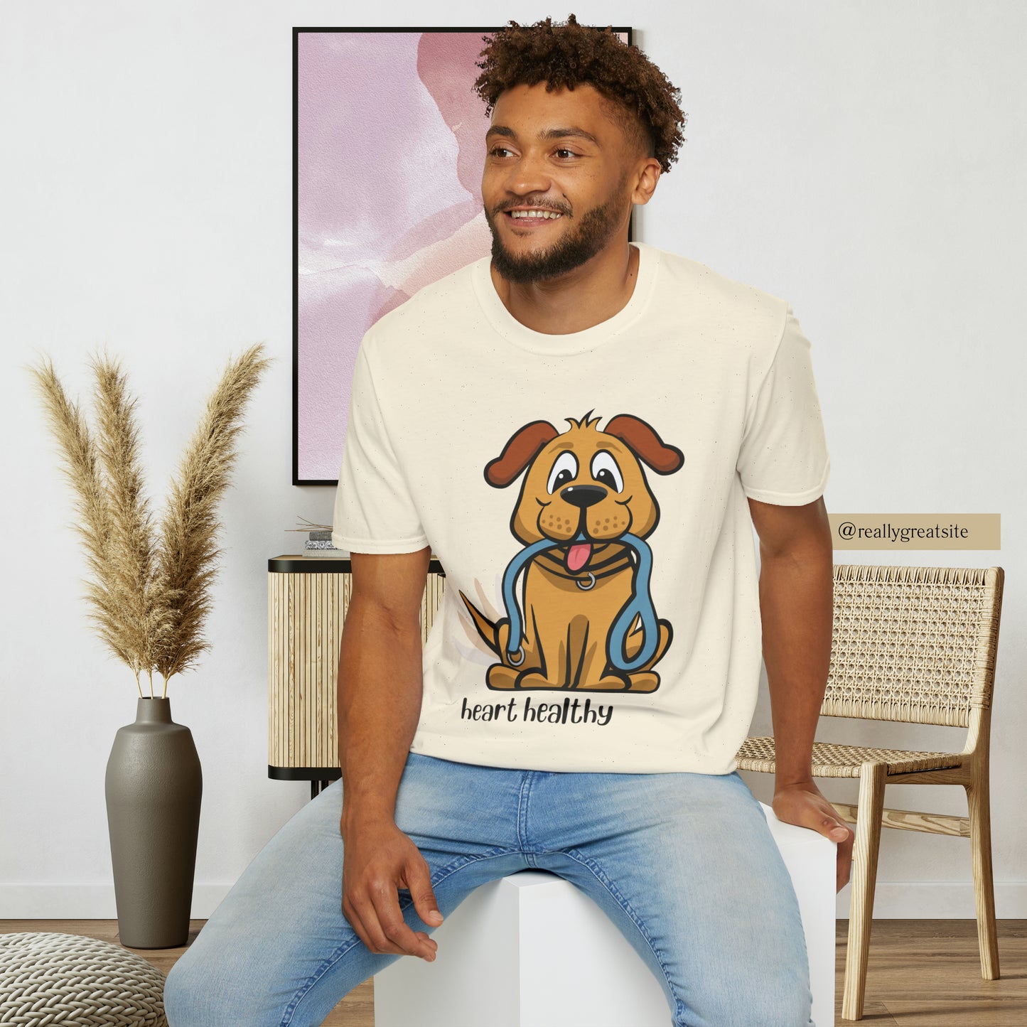 One of the perks of having a furry kid is a stronger ticker! Enjoy this Unisex Softstyle T-Shirt. Great as a gift or get one for yourself.