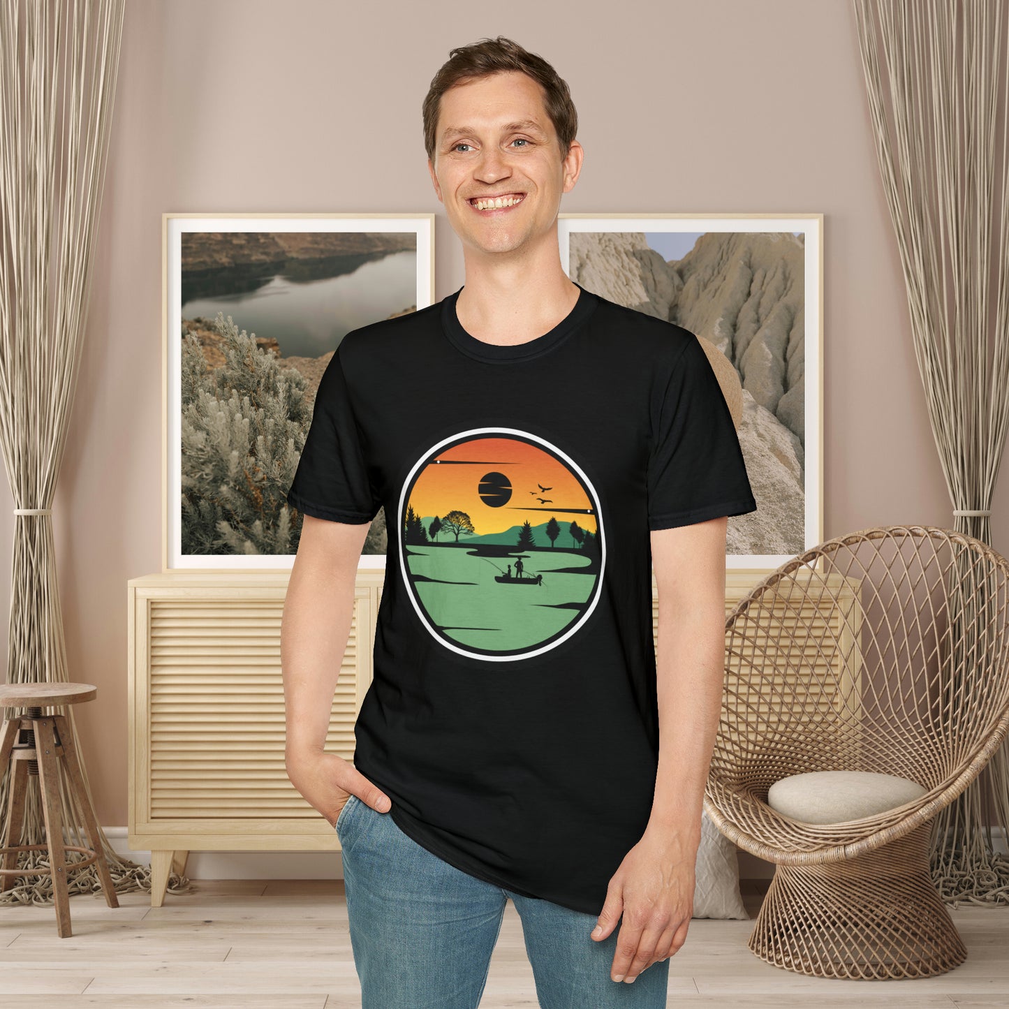 Spend time in the great outdoors! Be rejuvenated and amazed at the beauty of nature. This is a Unisex Softstyle T-Shirt.