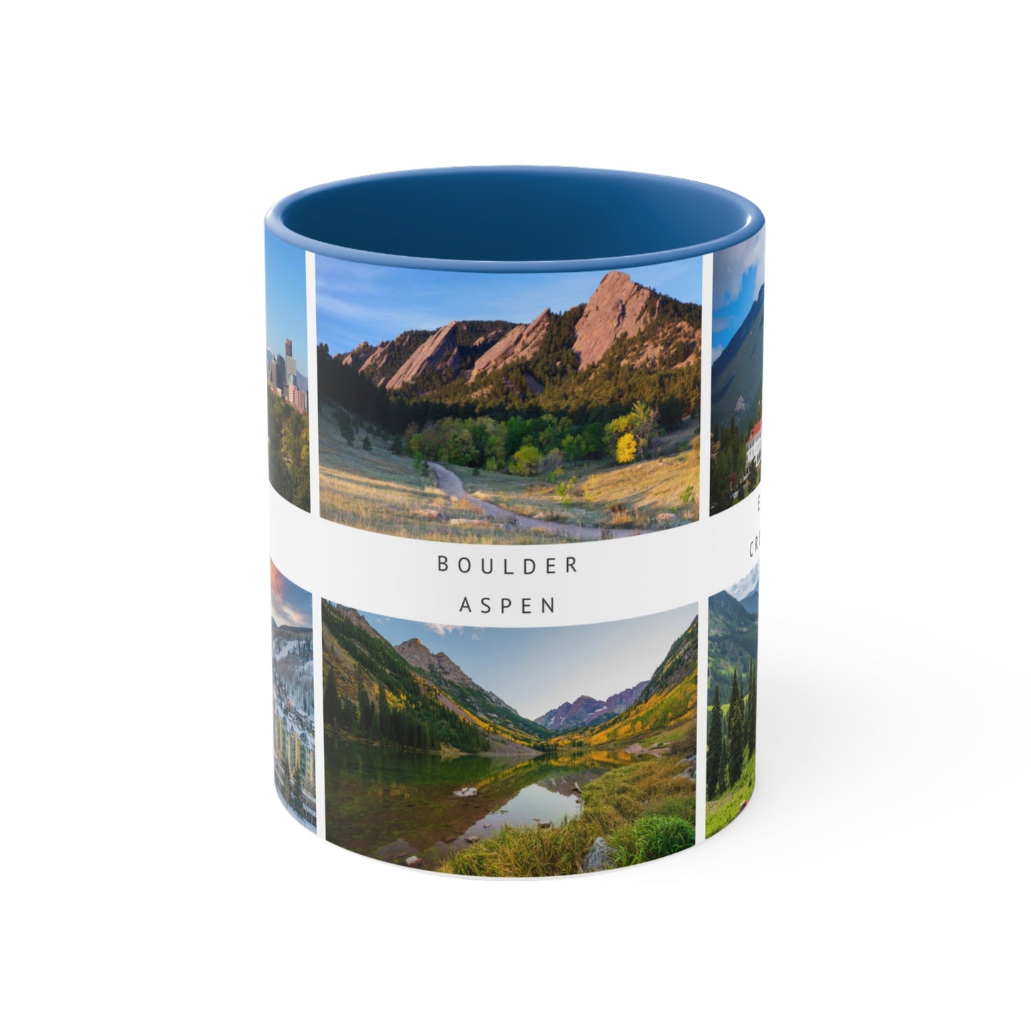 Lovely Colorado! This Travel Accent Coffee Mug is a part of a Travel Series for you to choose from. 11oz. Great as a gift or get one to enjoy yourself.