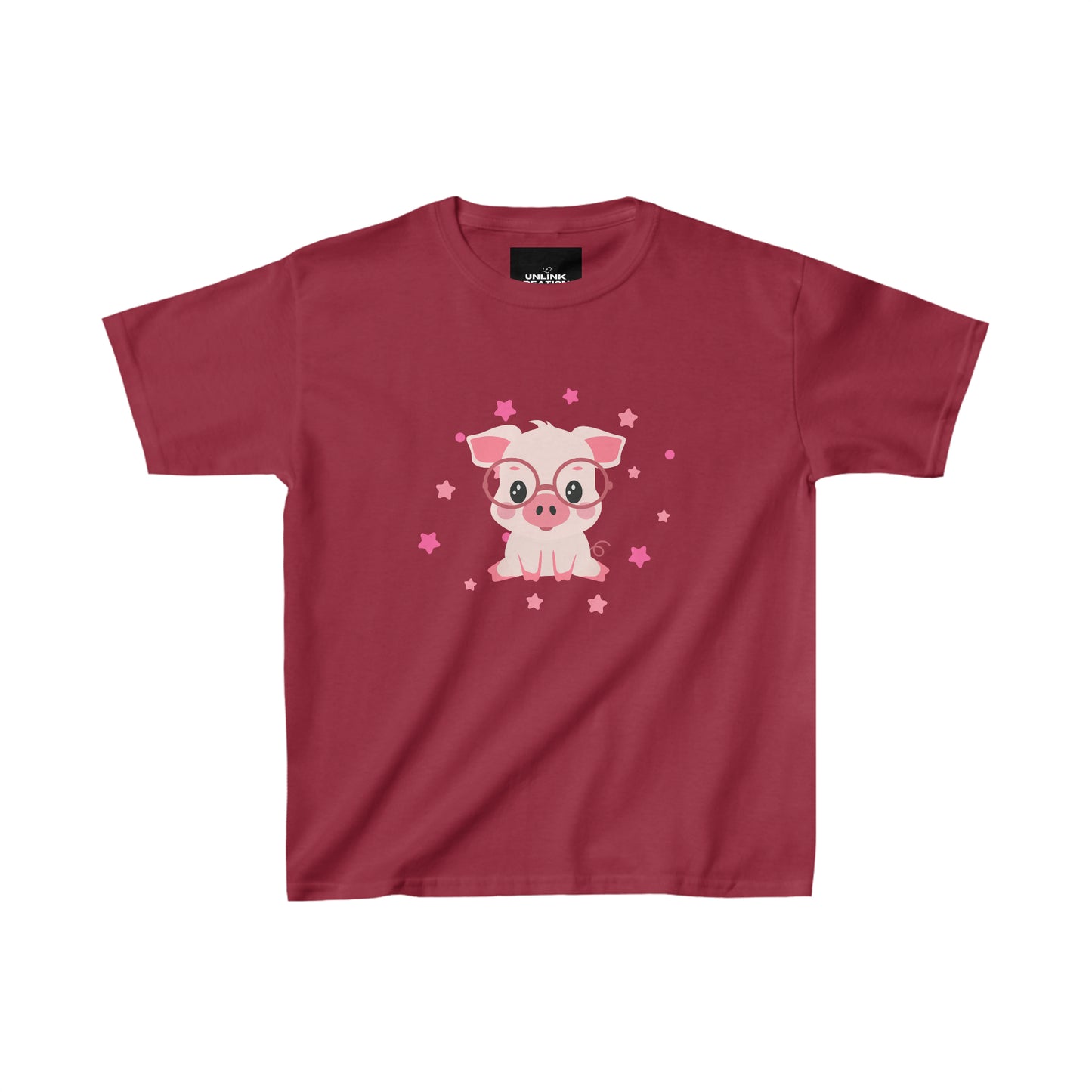 Cute little piggy  make this Kids Heavy Cotton™ Tee a keeper!