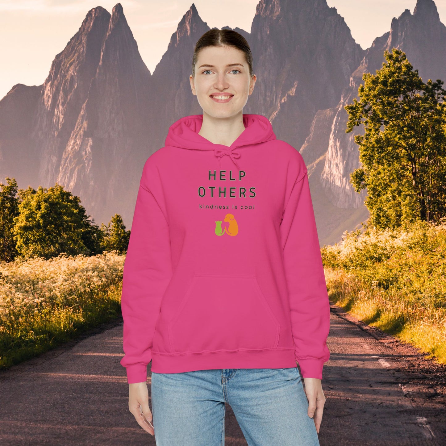 Help Others Kindness is Cool Hoodie Sweatshirt