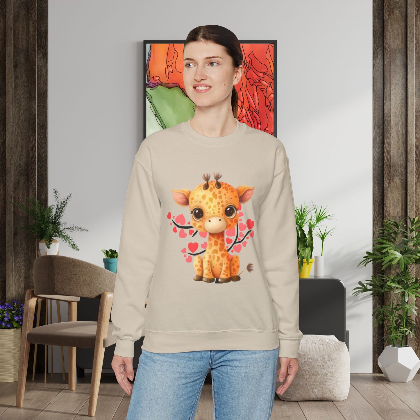 Love giraffes? Here’s the sweatshirt for you! Give the gift of this Unisex Heavy Blend™ Crewneck Sweatshirt or get one for yourself.