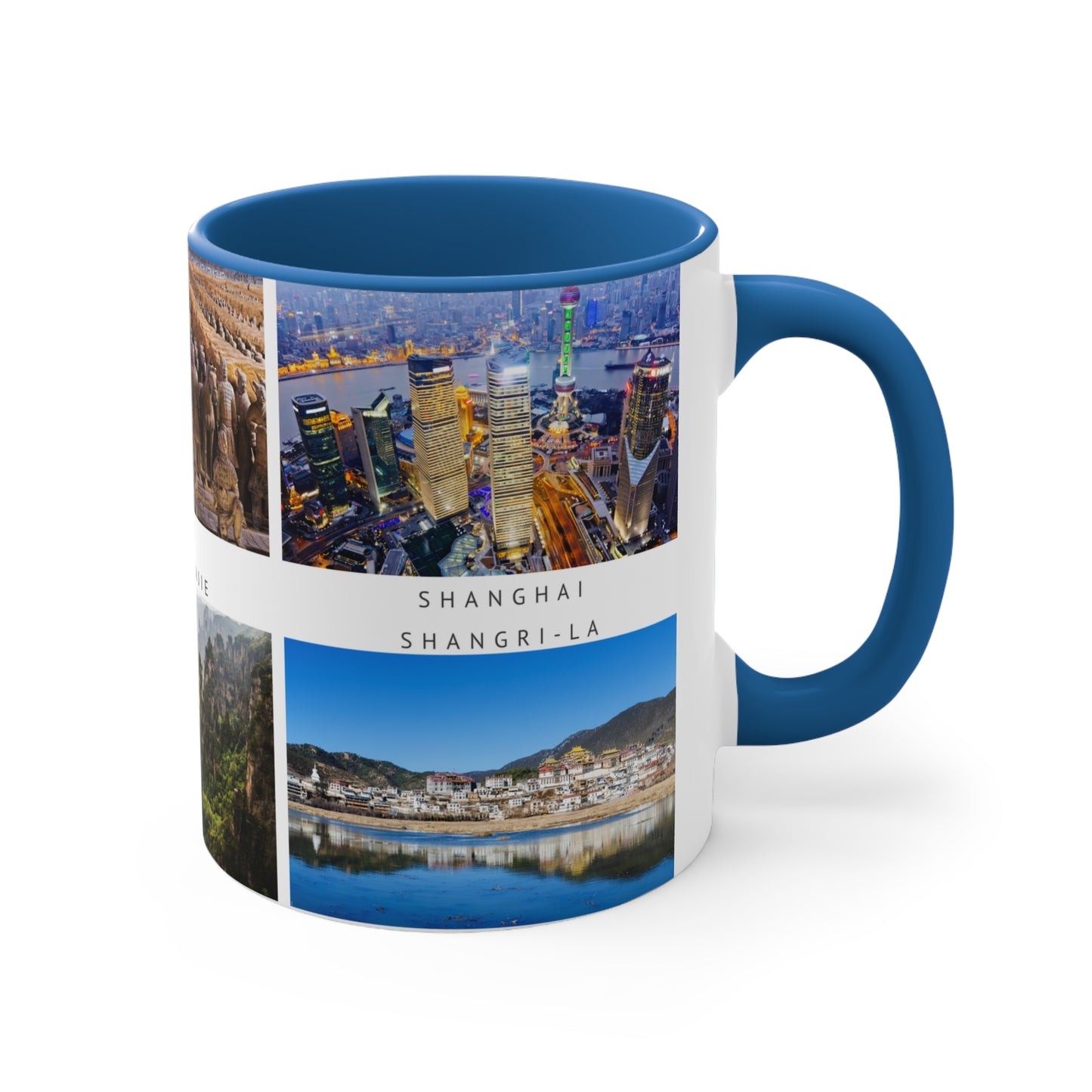 China! This Travel Accent Coffee Mug is a part of a Travel Series for you to choose from. 11oz. Great as a gift or get one to enjoy yourself.