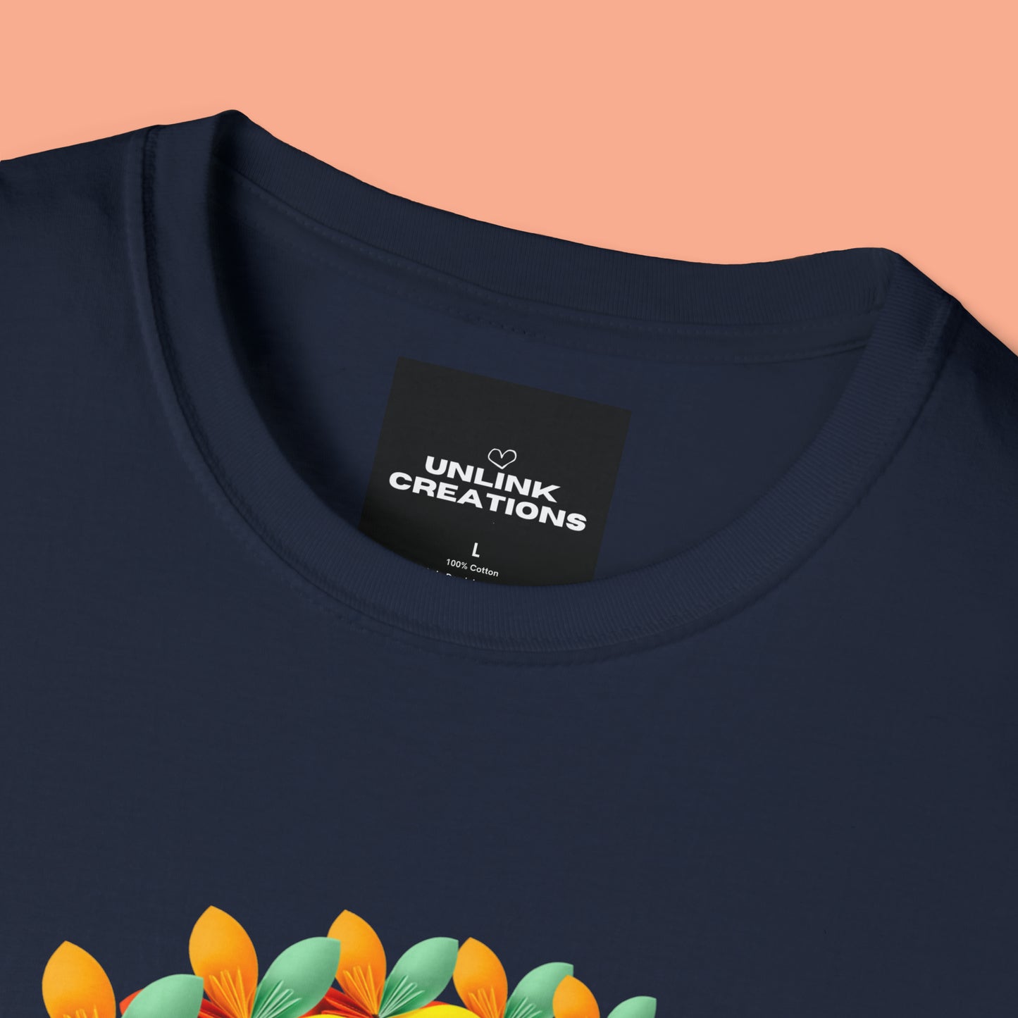 A beautiful origami style flowers in rainbow formation with “inspire hope” below it. We find hope in each other, that is part of our humanity. Be that inspiration, one person at a time. This is a Unisex Softstyle T-Shirt.