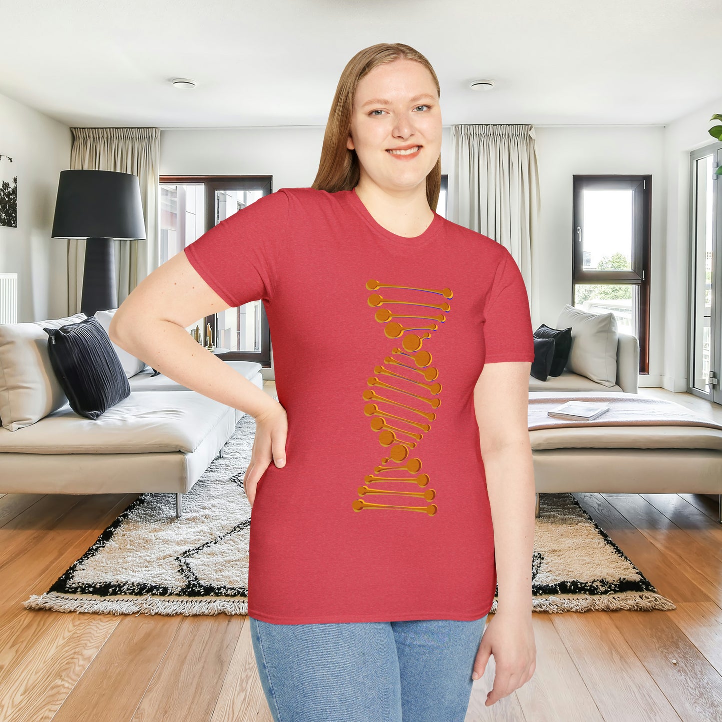 DNA inspired design Unisex Softstyle T-Shirt for you.