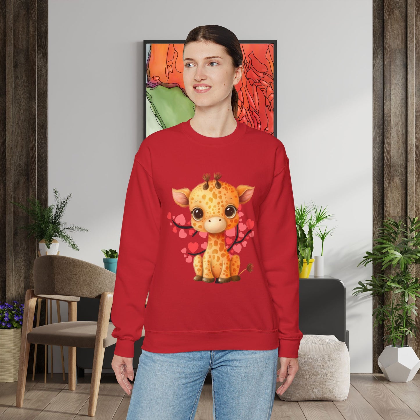 Love giraffes? Here’s the sweatshirt for you! Give the gift of this Unisex Heavy Blend™ Crewneck Sweatshirt or get one for yourself.