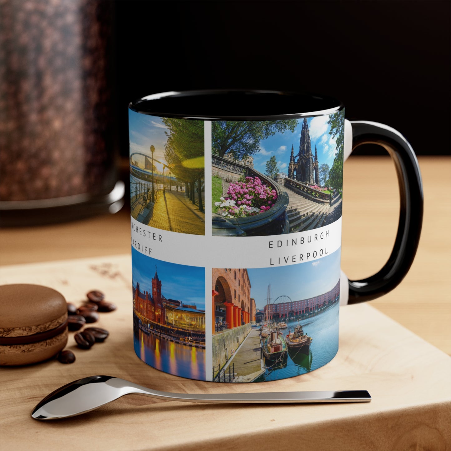 Great Britain! This Travel Accent Coffee Mug is a part of a Travel Series for you to choose from. 11oz. Great as a gift or get one to enjoy yourself.