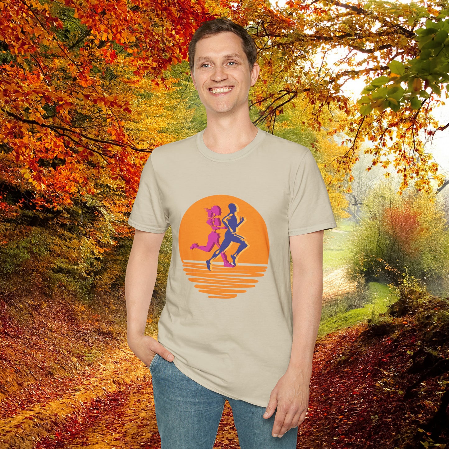 This vibrantly designed shirt for all those who love to run! This is a Unisex Softstyle T-Shirt.