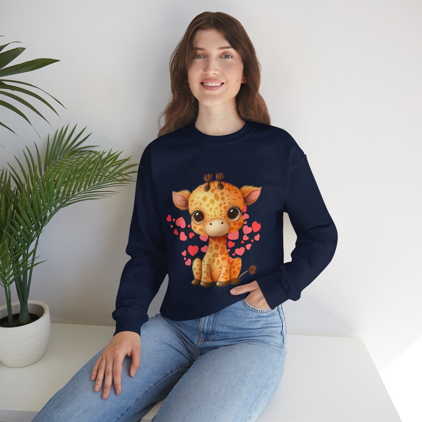 Love giraffes? Here’s the sweatshirt for you! Give the gift of this Unisex Heavy Blend™ Crewneck Sweatshirt or get one for yourself.