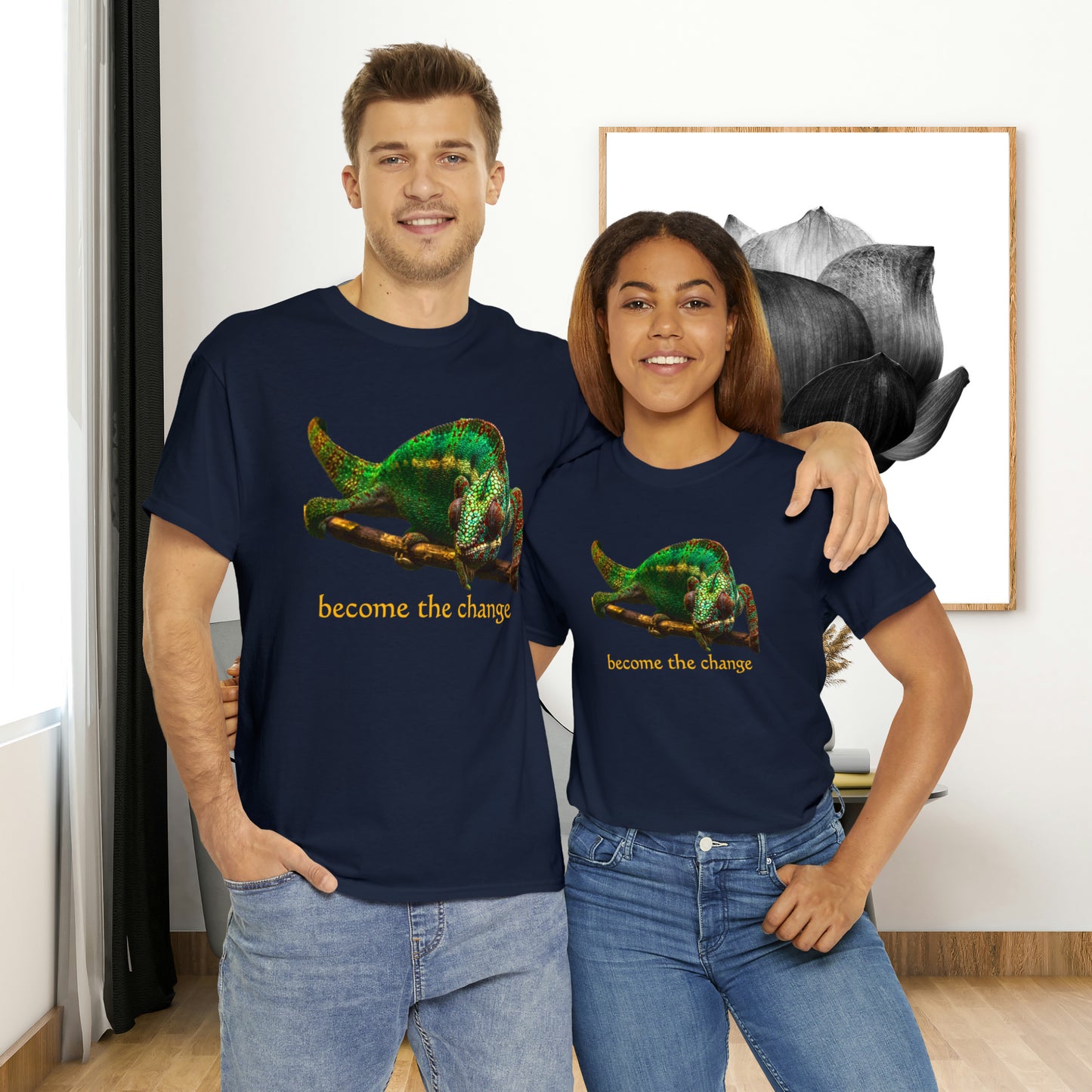 Want change? Don’t wait! “become the change" Unisex Heavy Cotton Tee makes for a great gift or get one to enjoy yourself. Change can be very good indeed!