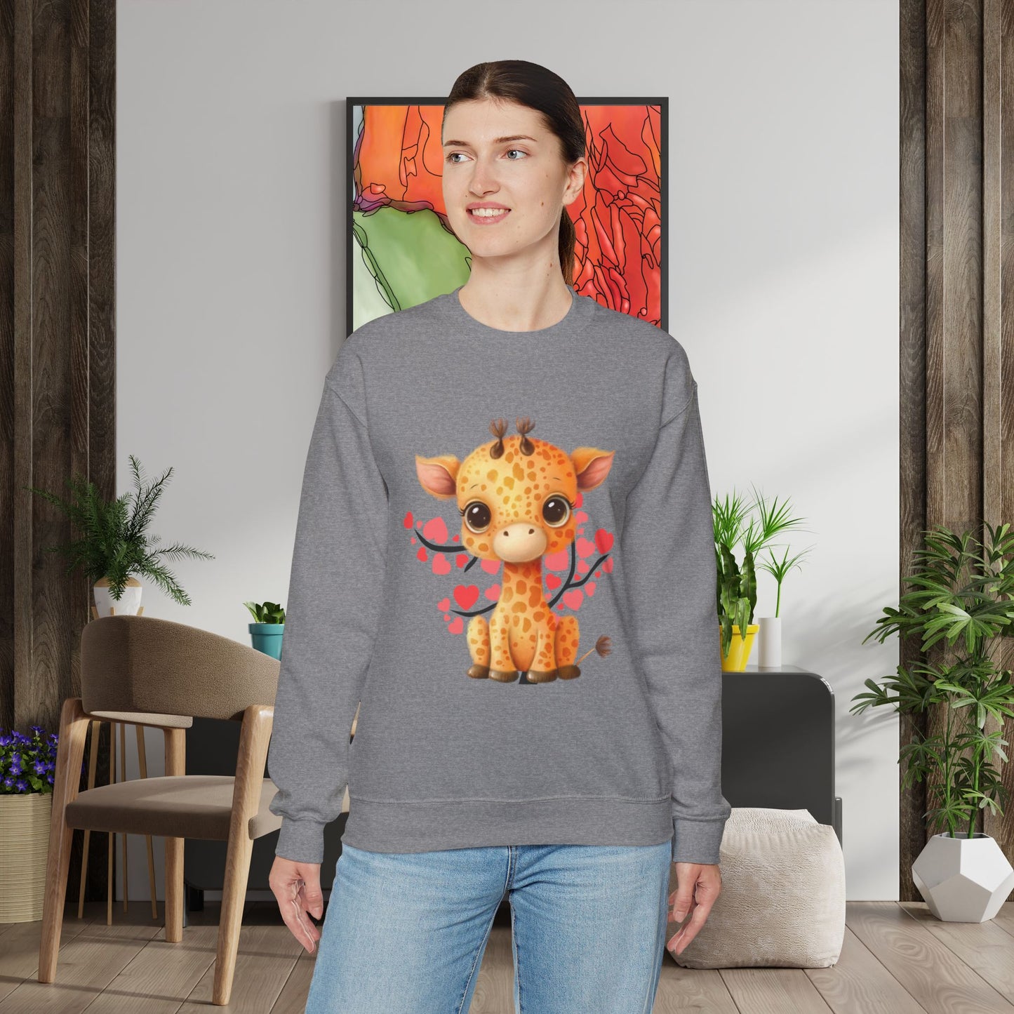 Love giraffes? Here’s the sweatshirt for you! Give the gift of this Unisex Heavy Blend™ Crewneck Sweatshirt or get one for yourself.